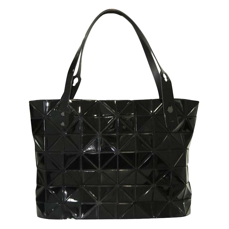 Pre-owned Issey Miyake Black Pvc Bao Bao Lucent Tote