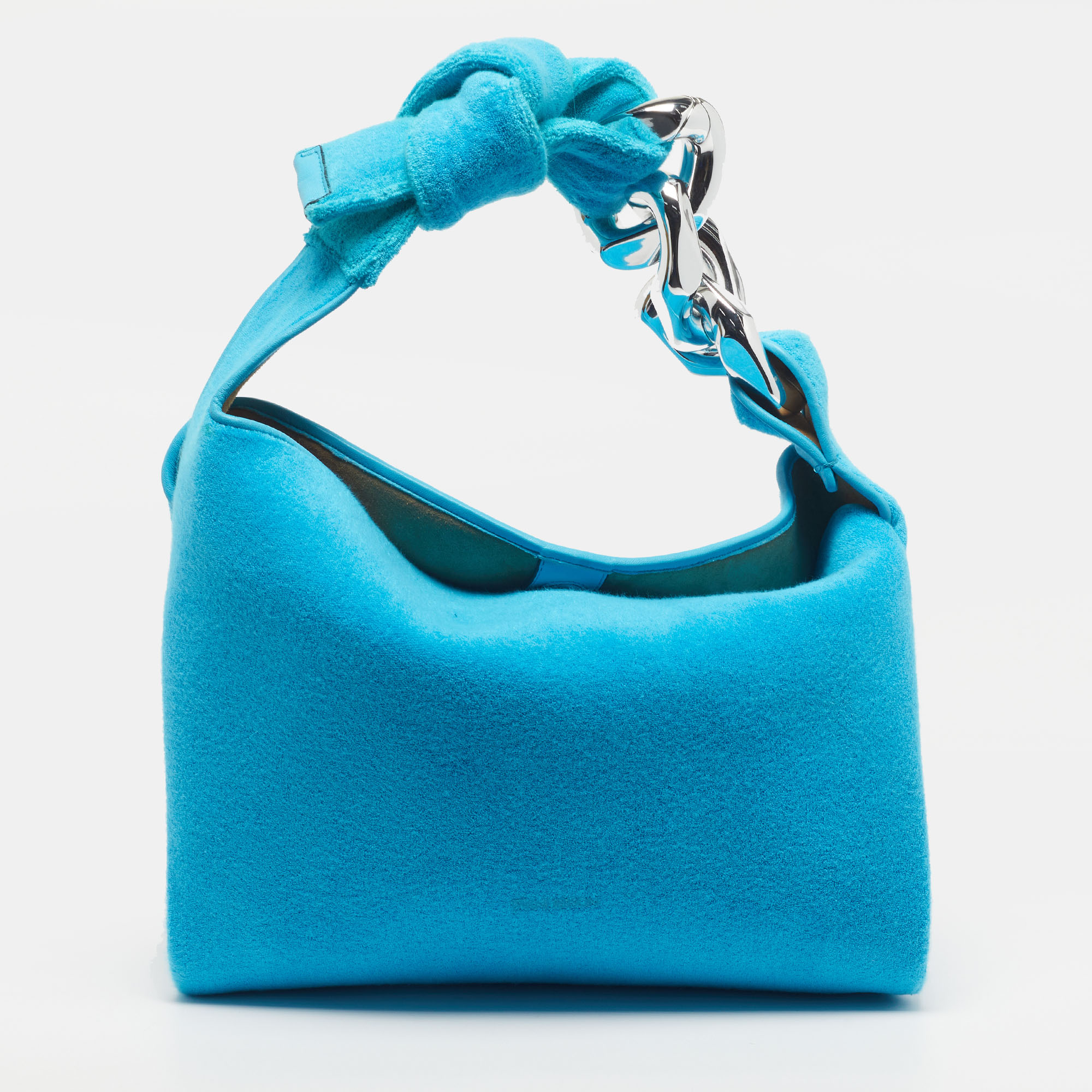 

J.W.Anderson Light Blue Terry Cloth Chain Hobo