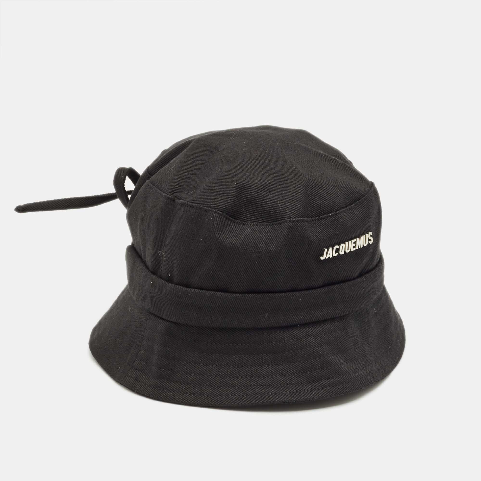 

Jacquemus Black Cotton Le Bob Gadjo Hat Size