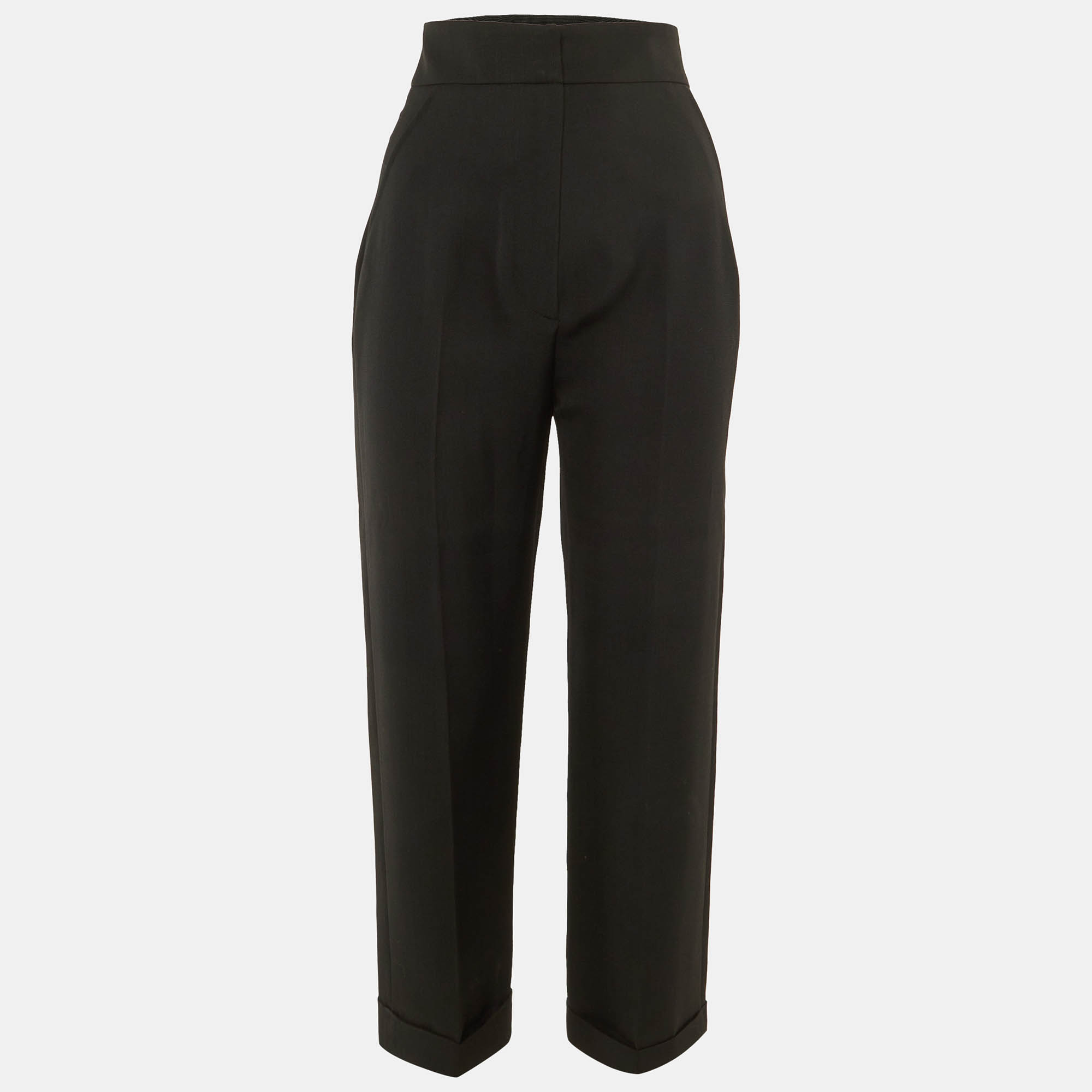 

Jacquemus Black Wool Blend Le Souk Trousers S