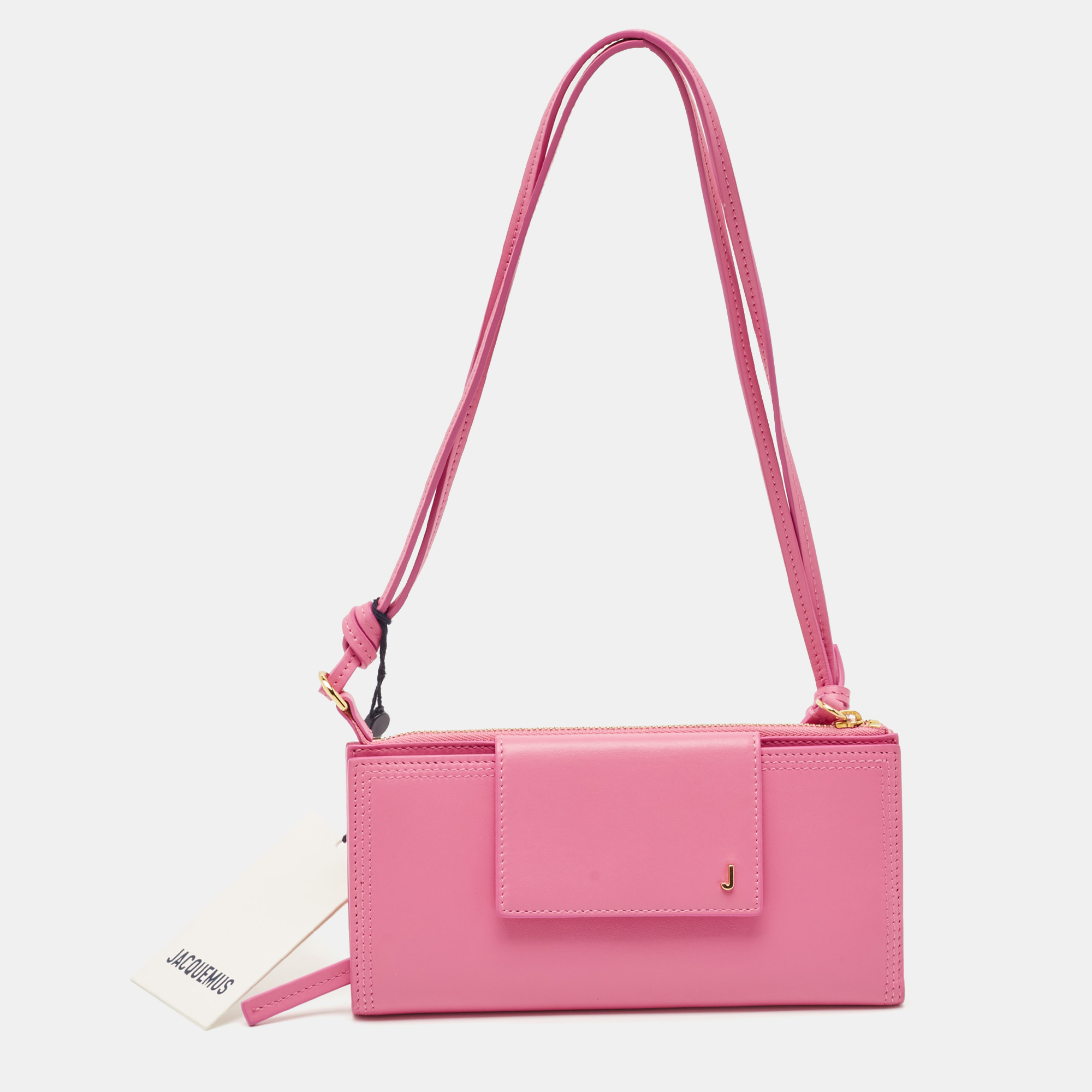 

Jacquemus Pink Leather Le Pichoto Wallet