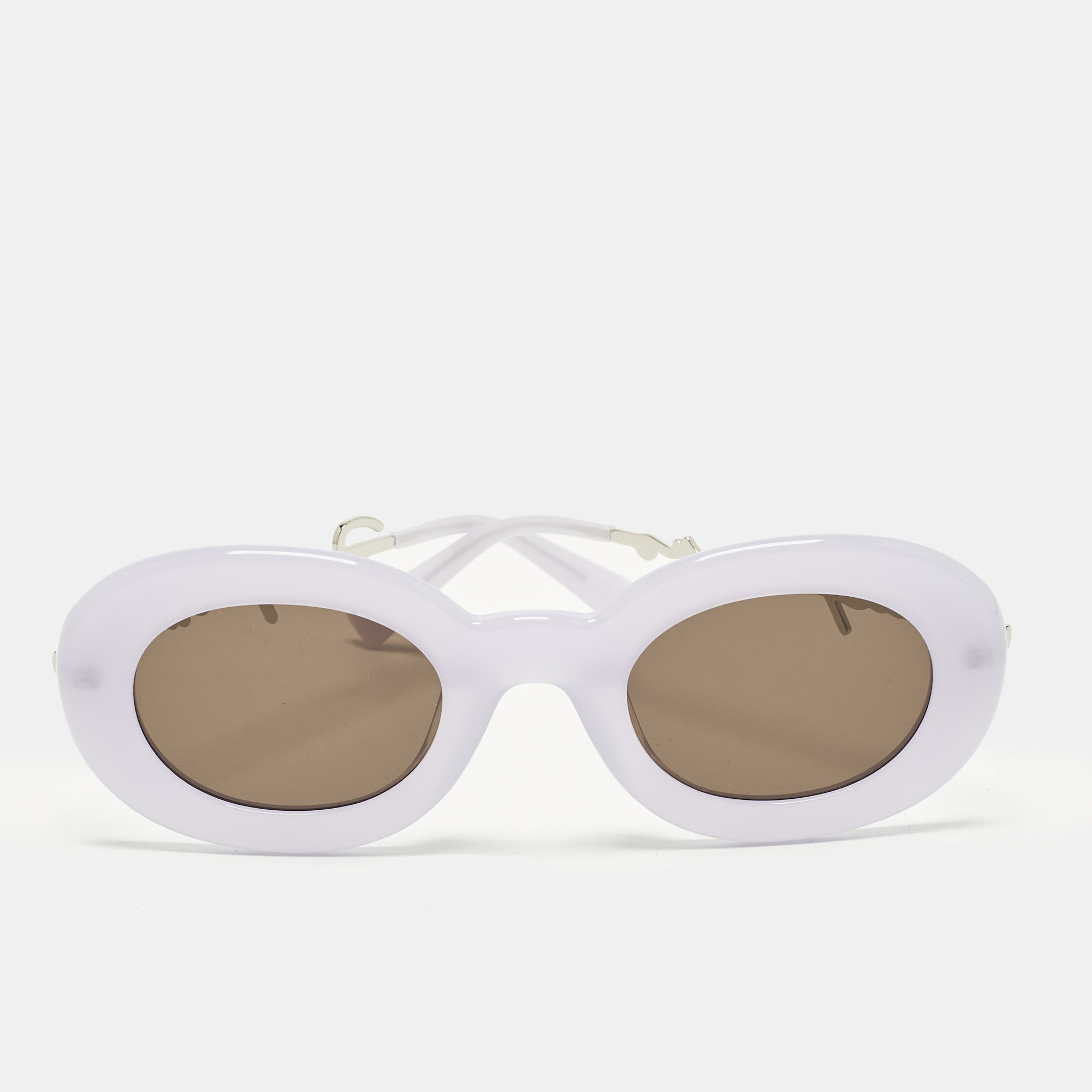 

Jacquemus Lilac/Black Les Lunettes Pralu Oval Sunglasses, Purple