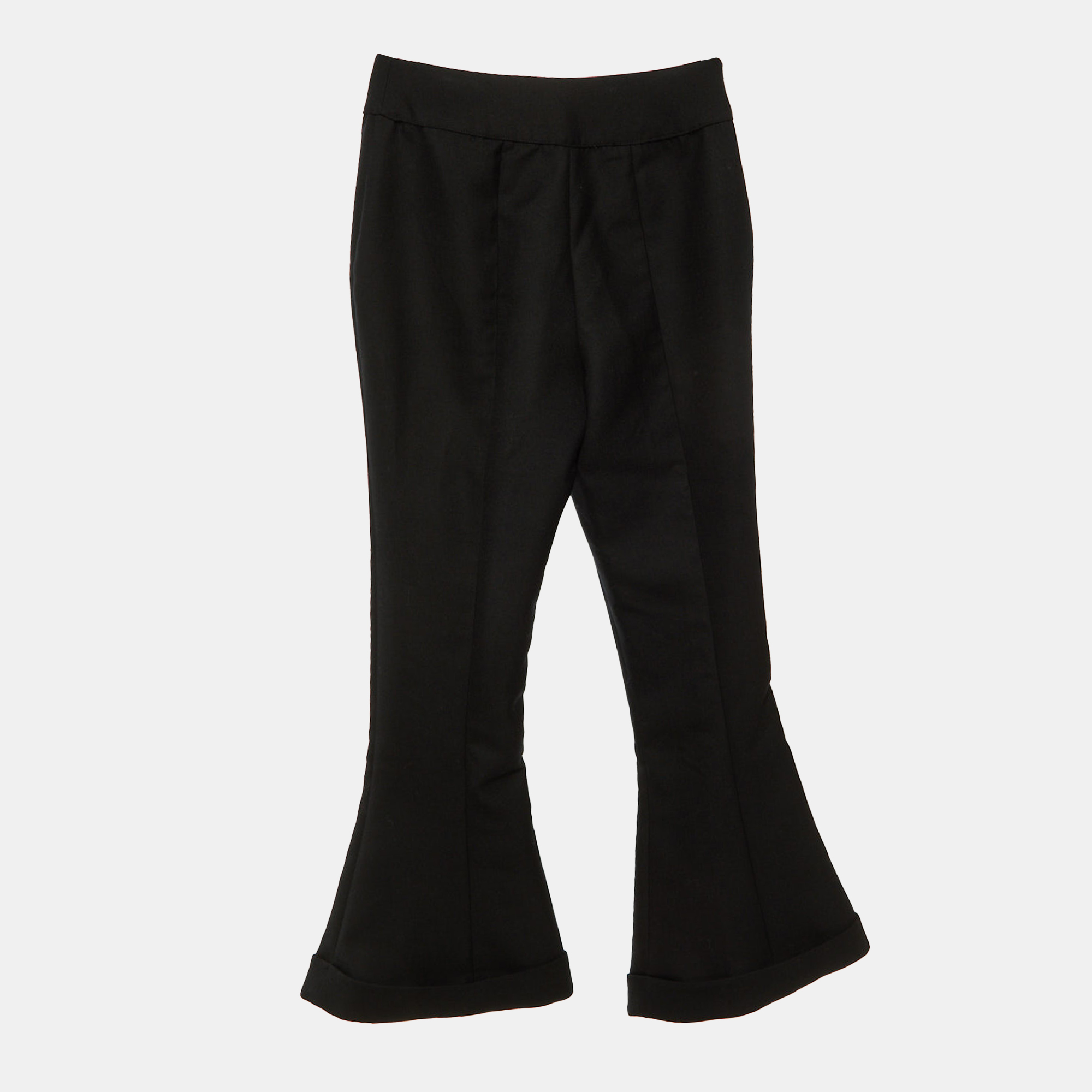 Pre-owned Jacquemus Black Wool Flared Trousers S