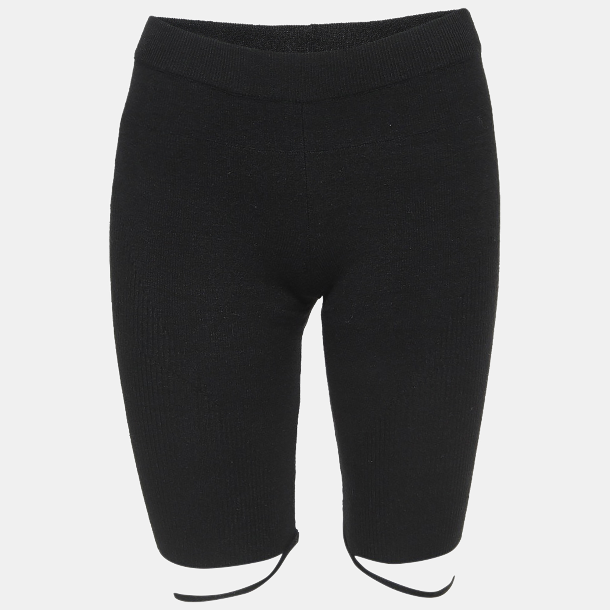 

Jacquemus Black Rib Knit Shorts