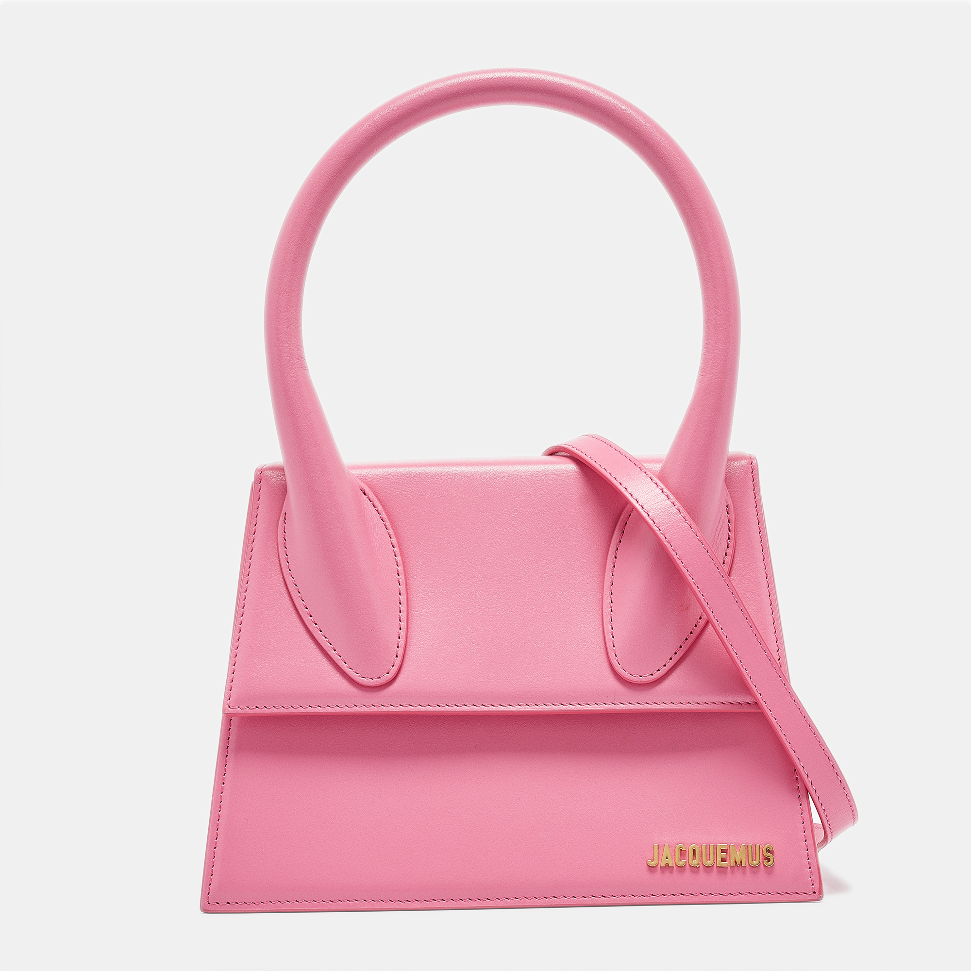 

Jacquemus Pink Leather Grand Le Chiquito Top Handle Bag