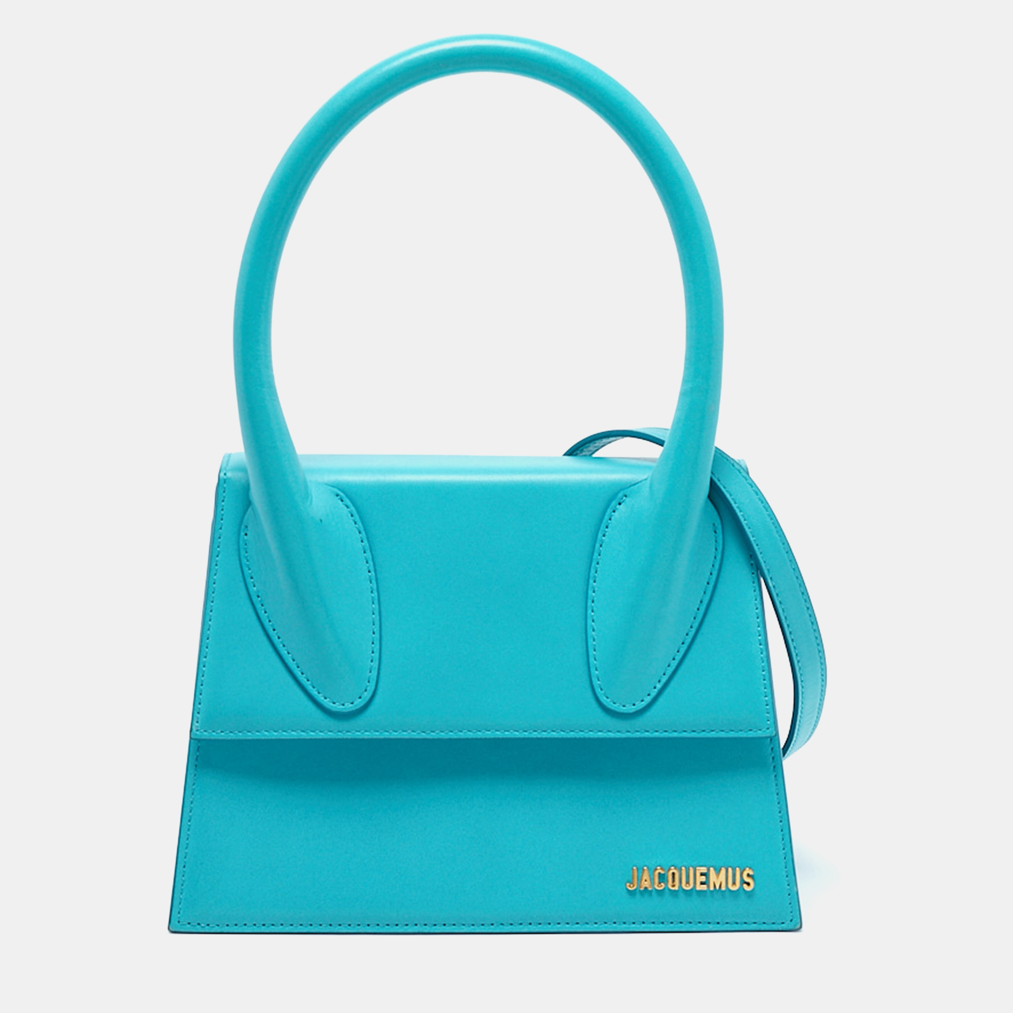 

Jacquemus Light Blue Leather Grand Le Chiquito Top Handle Bag