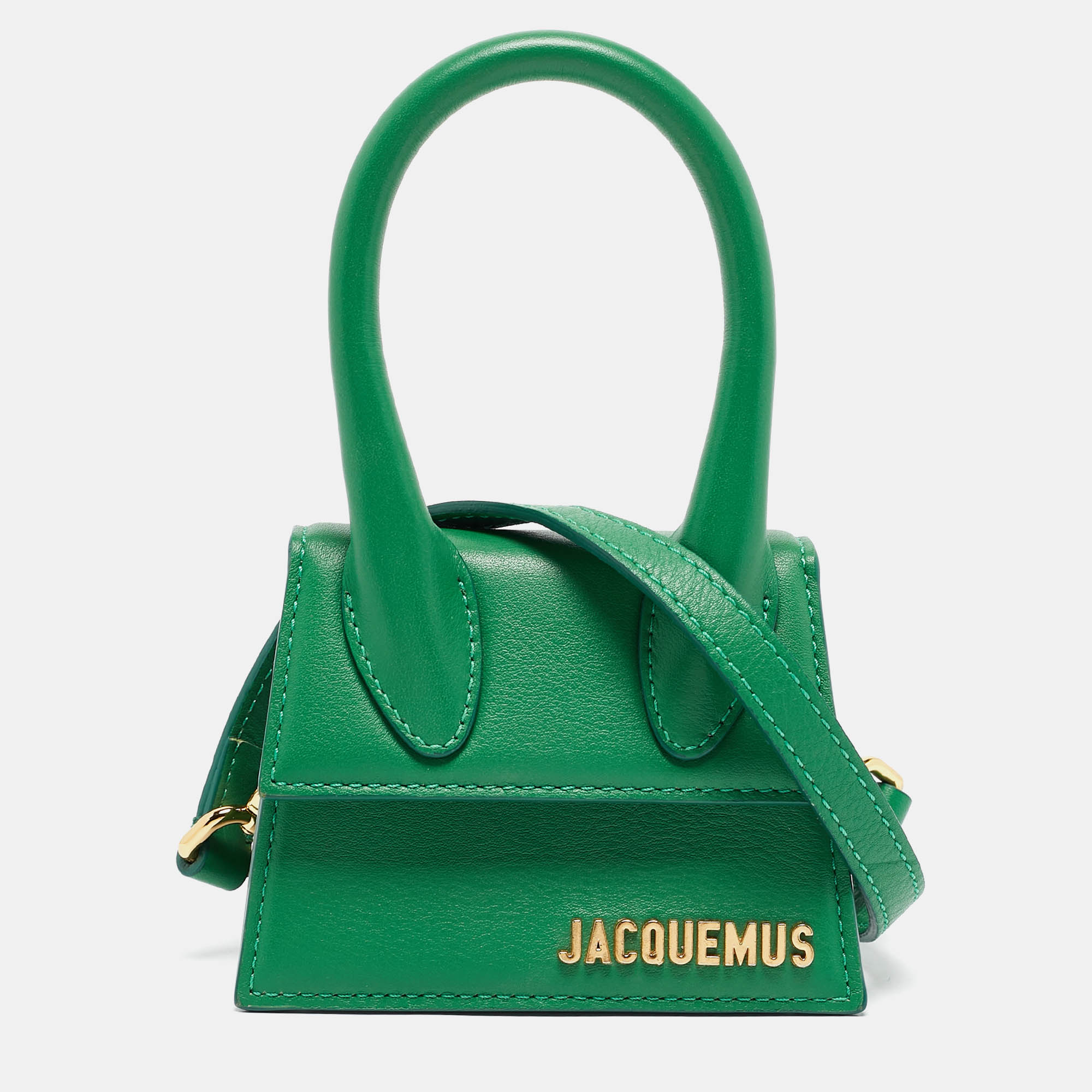 

Jacquemus Green Leather Le Chiquito Mini Bag