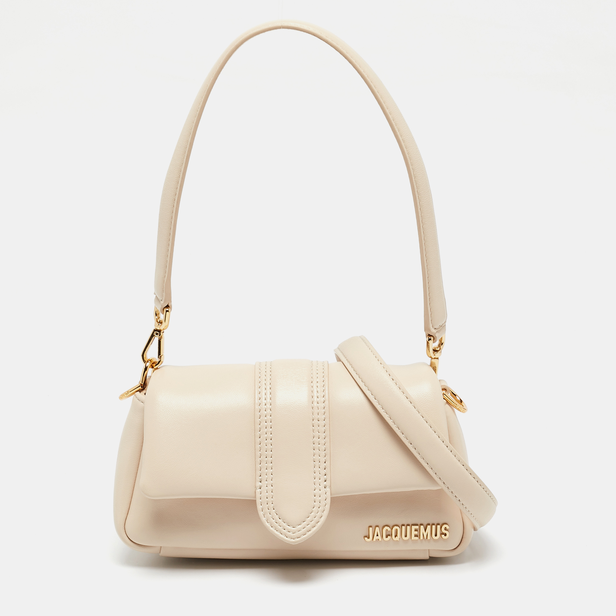 

Jacquemus Beige Padded Leather Le Petit Bambimou Shoulder Bag