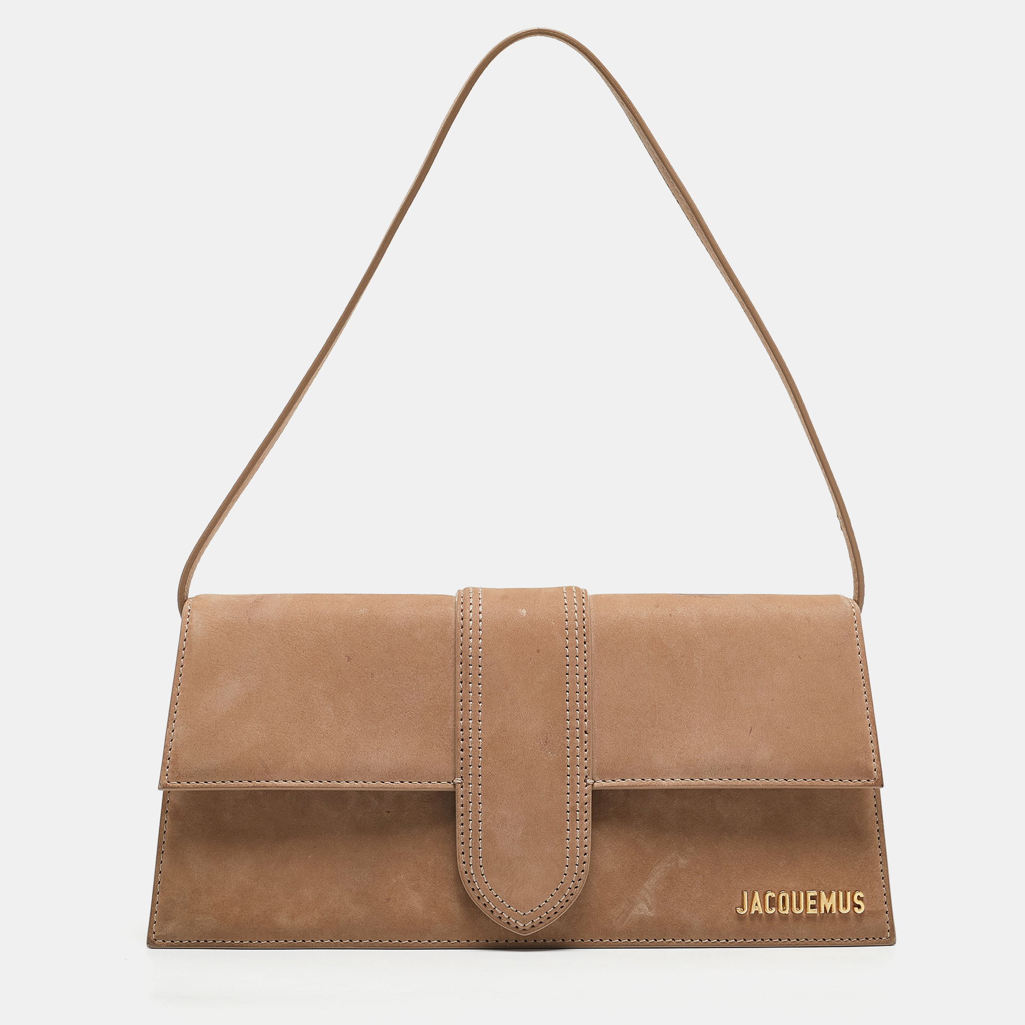 

Jacquemus Brown Suede Le Bambino Long Shoulder Bag