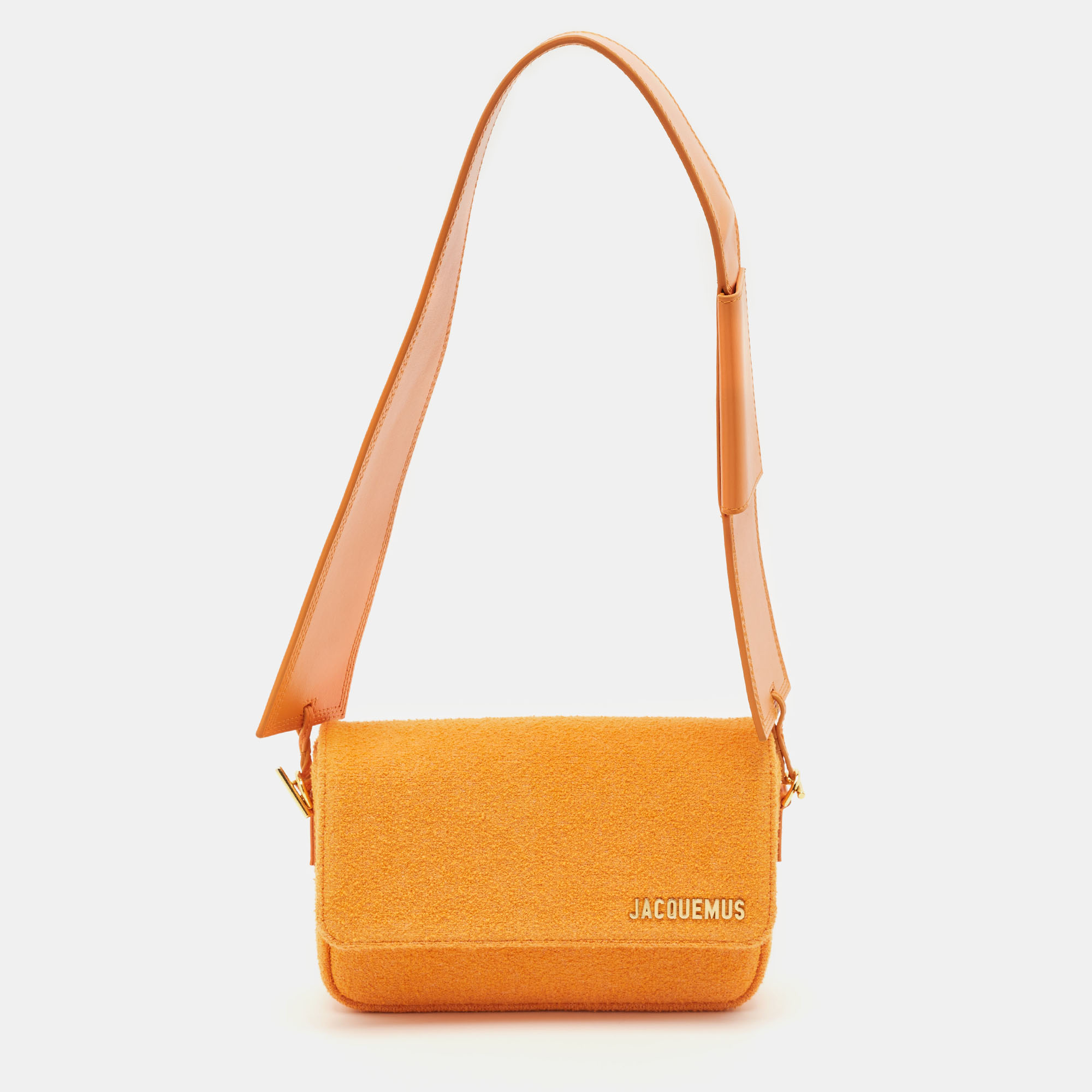 

Jacquemus Orange Fabric Le Carinu Shoulder Bag