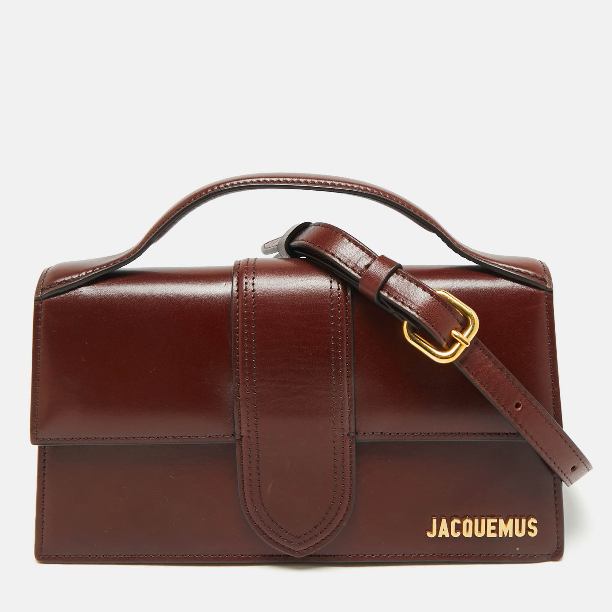 

Jacquemus Brown Leather Le Grand Bambino Top Handle Bag