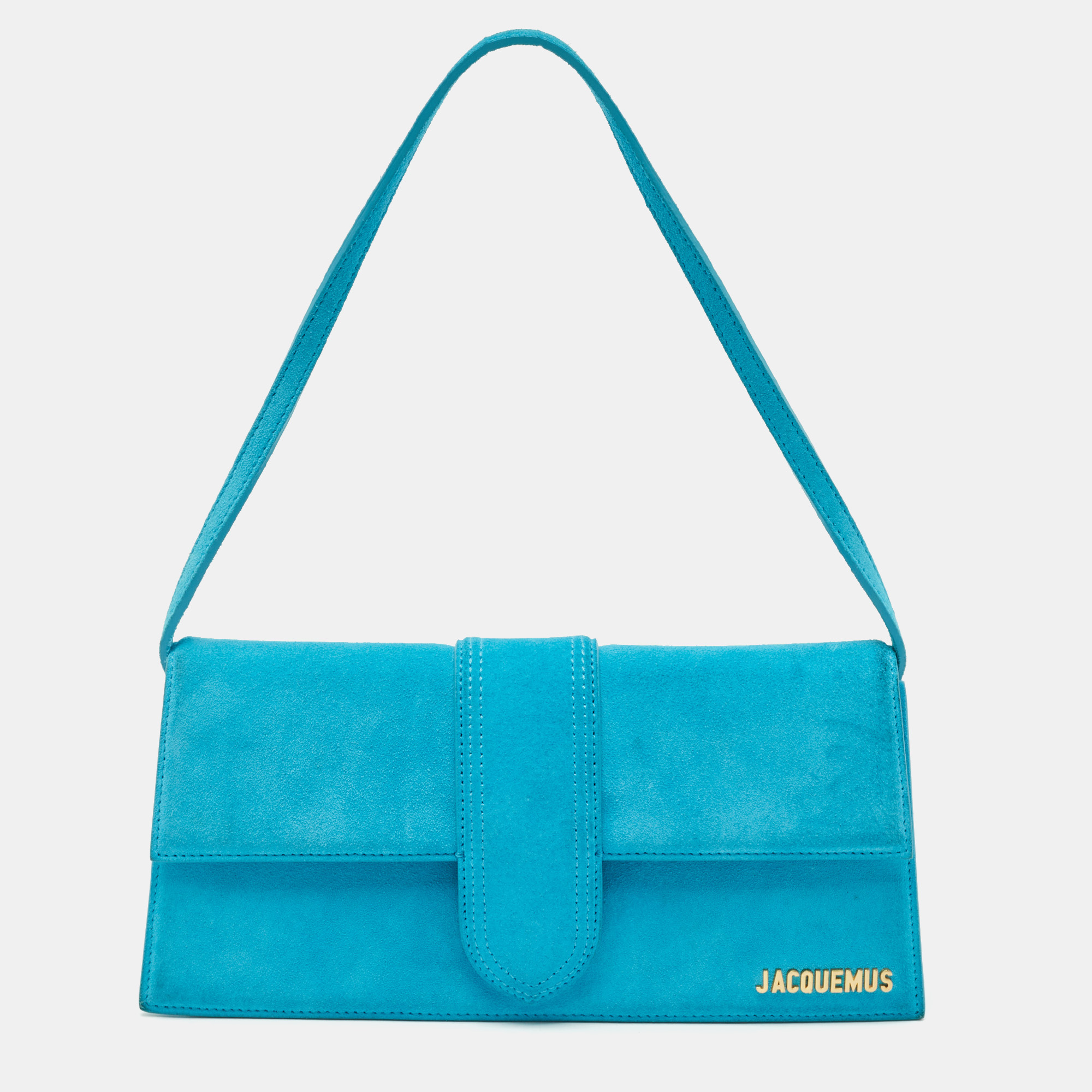 

Jacquemus Blue Suede Le Bambino Long Shoulder Bag