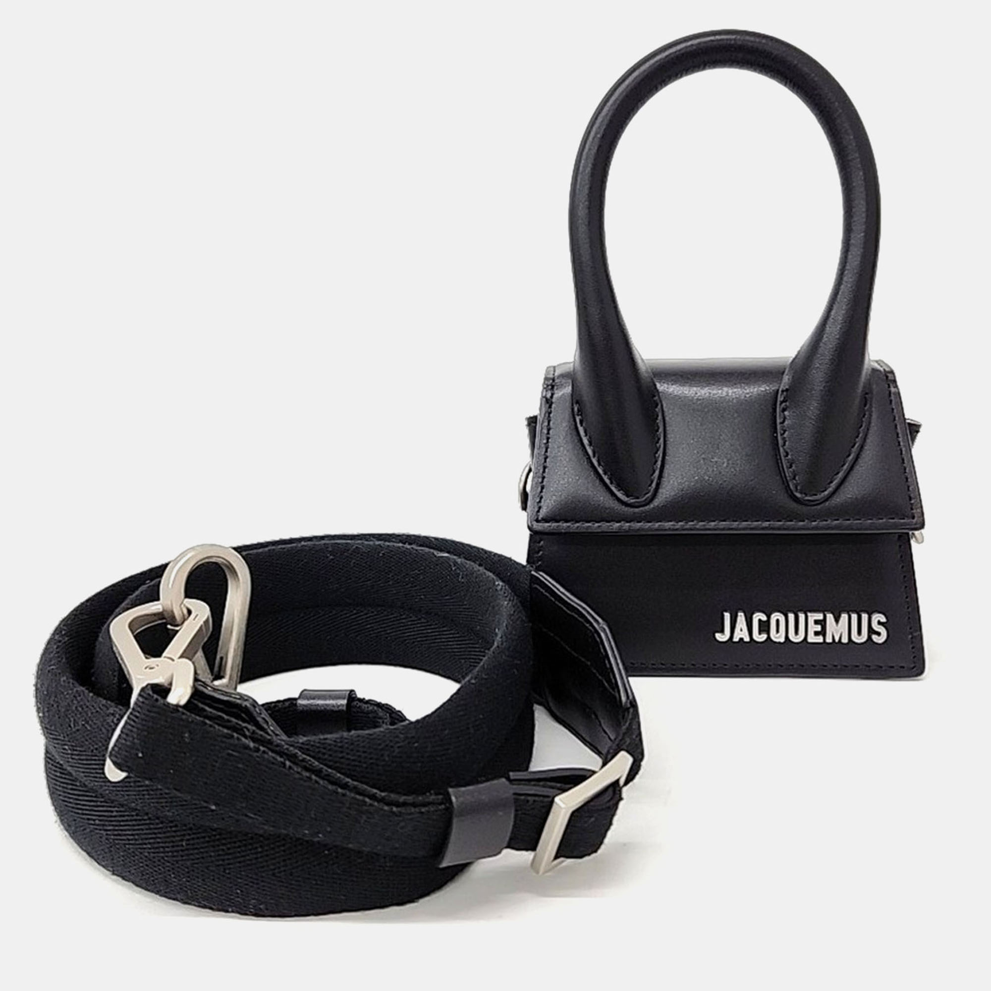 

Jacquemus Black Leather Le Chiquito Mini Crossbody Bag