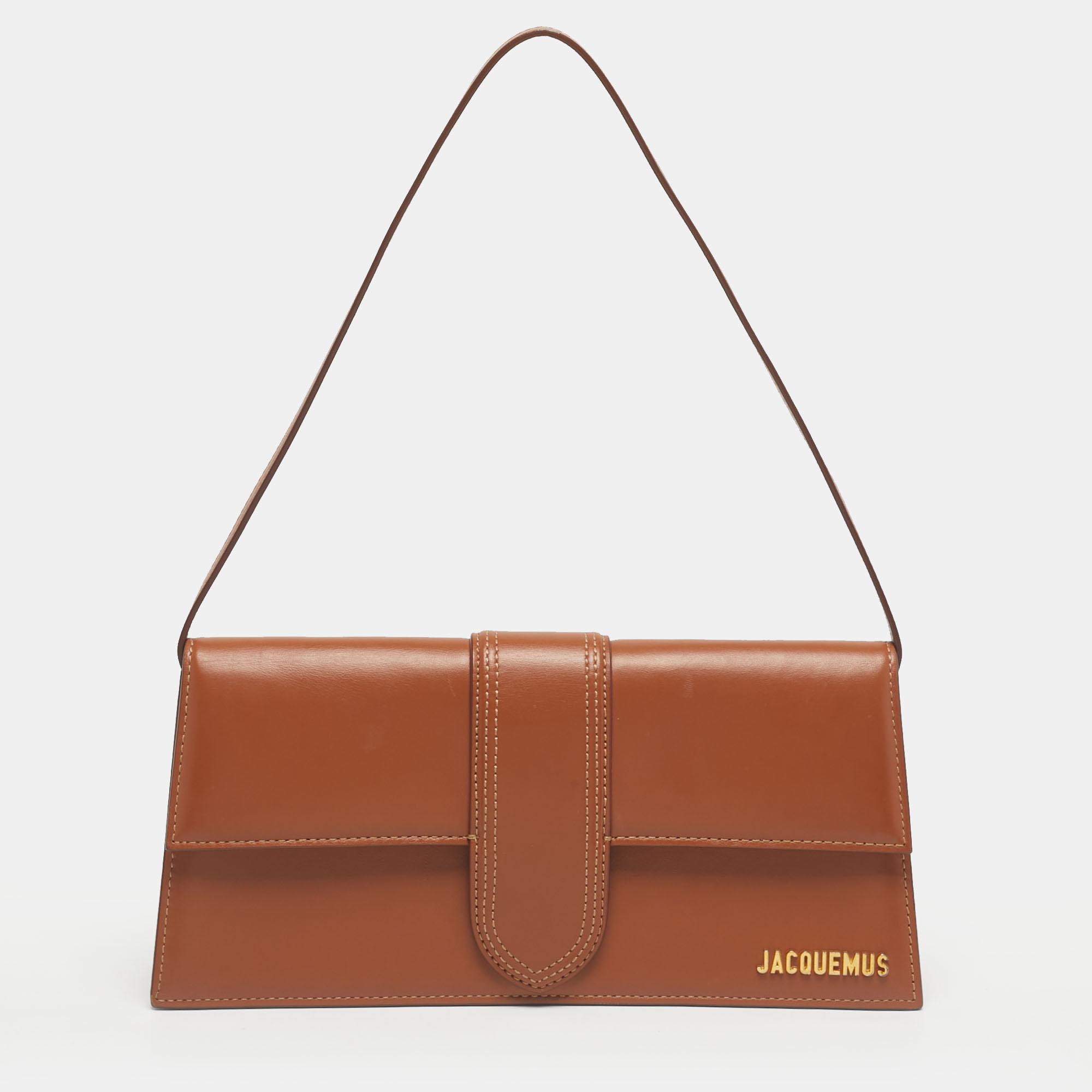

Jacquemus Brown Leather Le Bambino Long Shoulder Bag