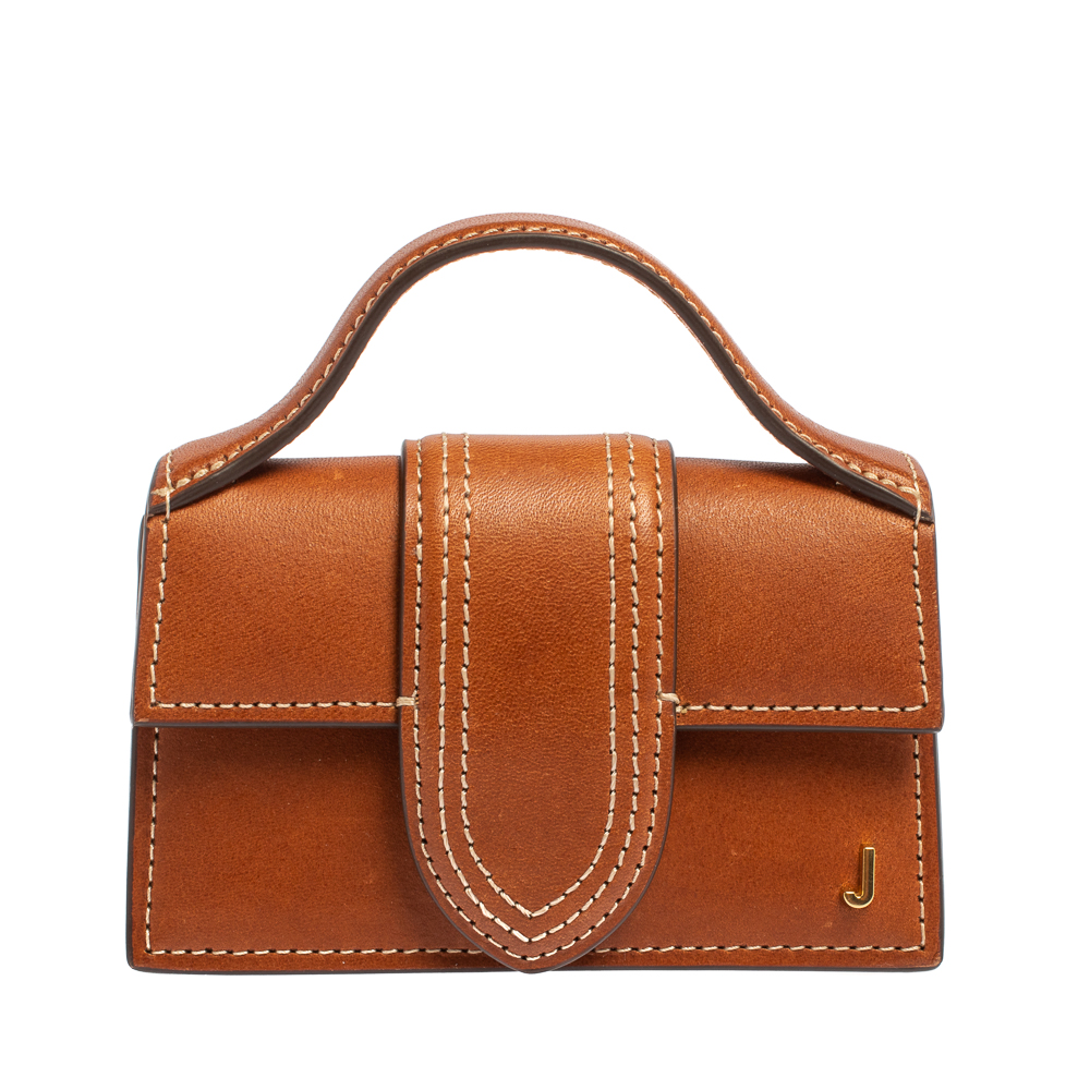 Pre-owned Jacquemus Brown Leather Le Petit Bambino Bag