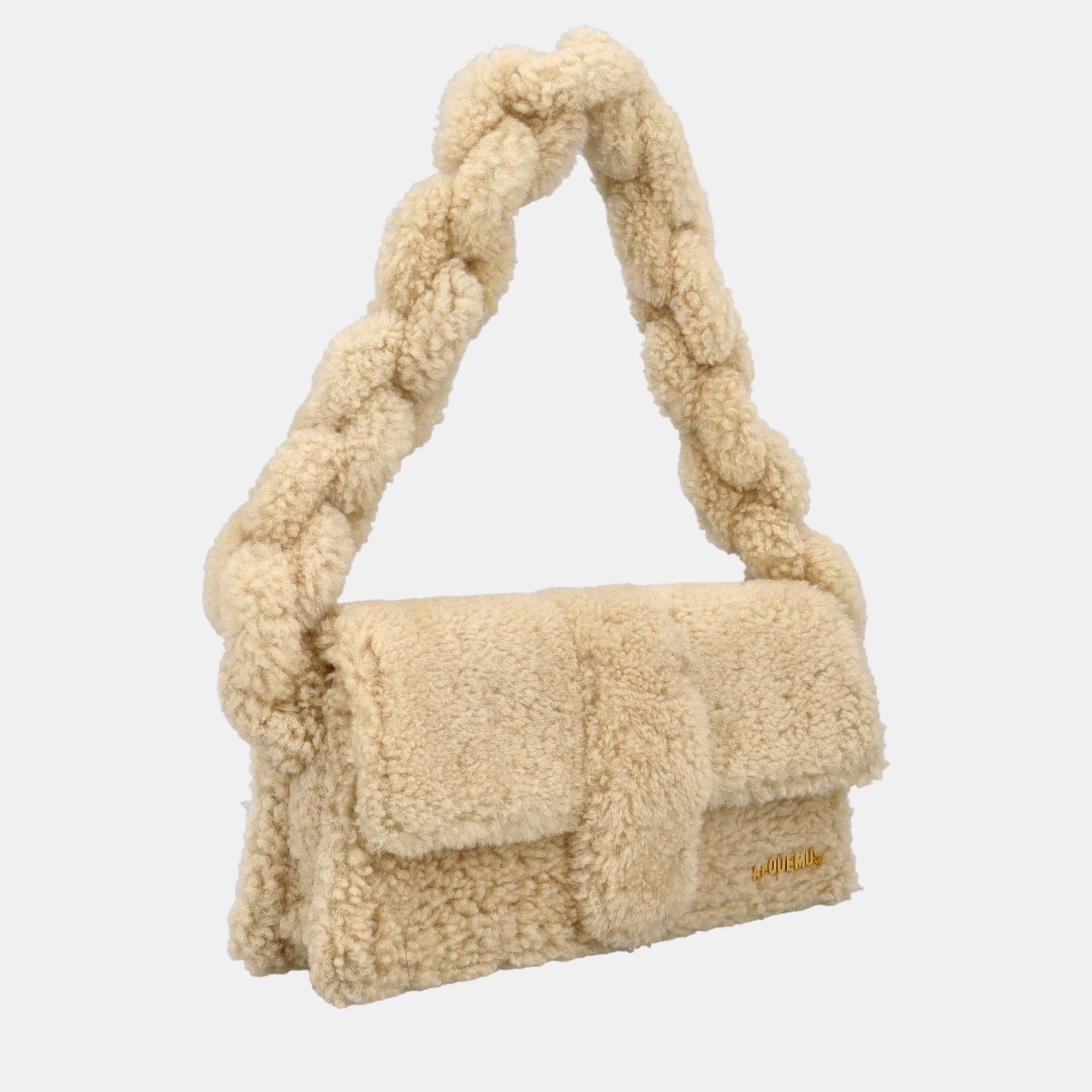 

Jacquemus Women's Wool Shoulder Bag - Beige