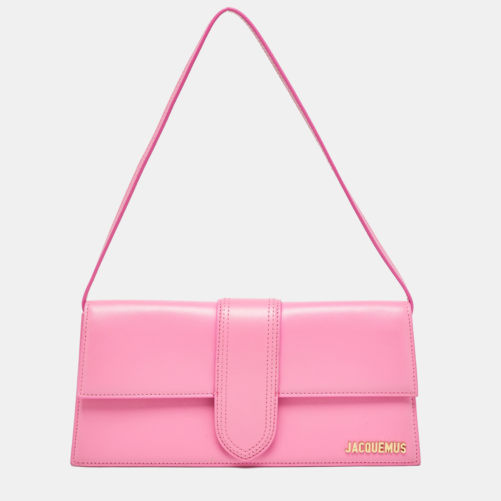 

Jacquemus Pink Leather Le Bambino Long Shoulder Bag