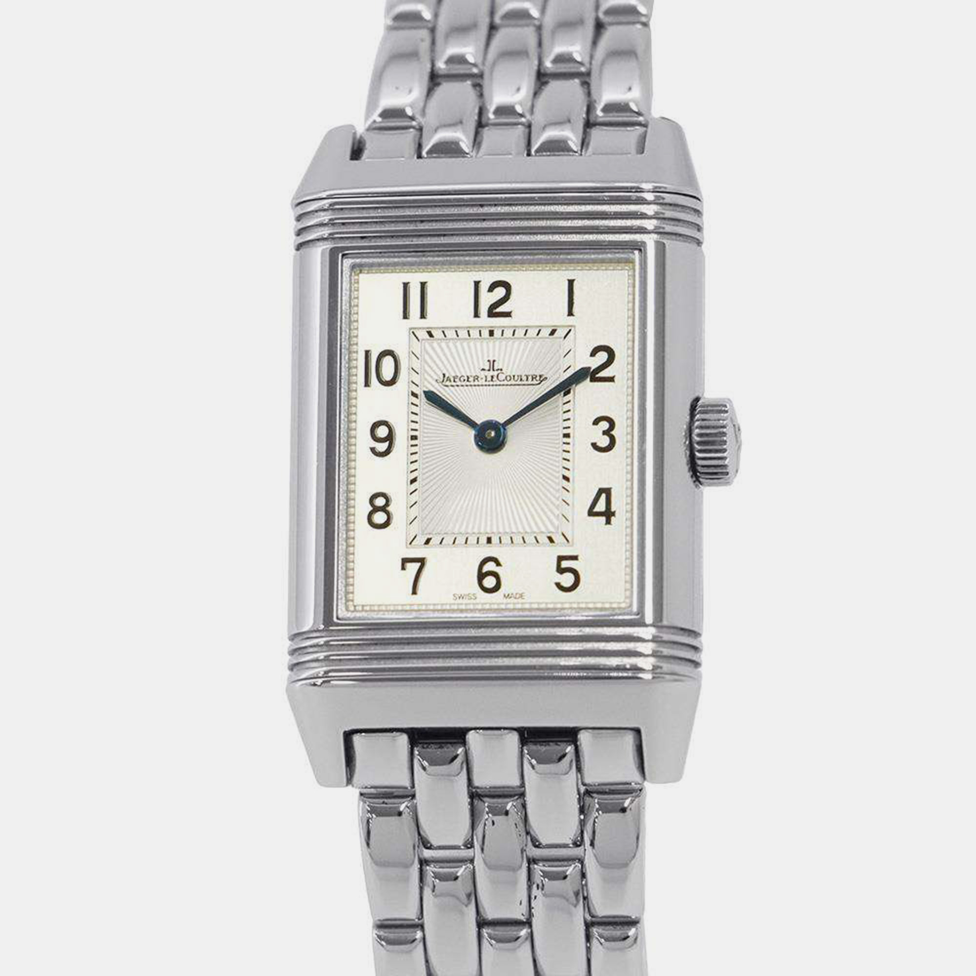 

Jaeger LeCoultre Stainless Steel Silver Dial Reverso Classic Small W21mm H34.3mm