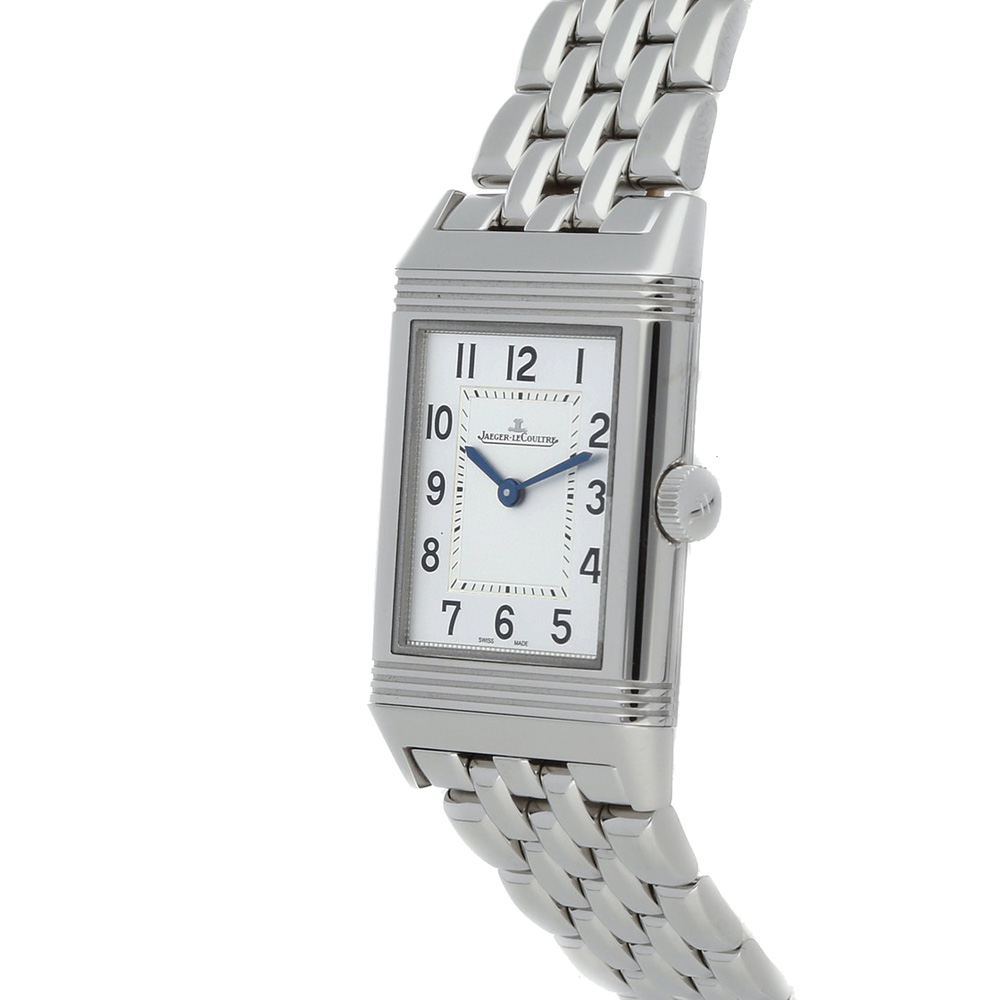 

Jaeger LeCoultre Silver Stainless Steel Reverso Classic Q2518140 Women's Wristwatch