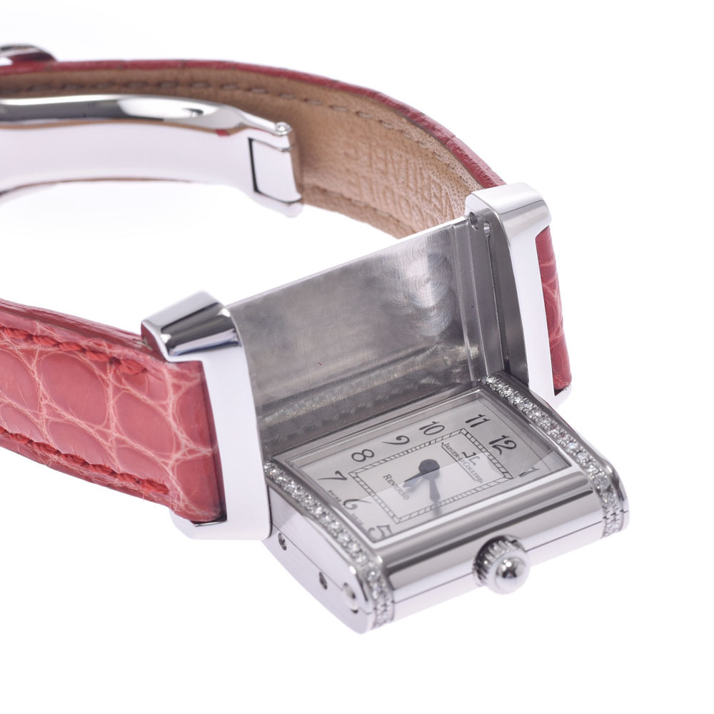 

Jaeger-LeCoultre Silver Diamonds Stainless Steel Reverso