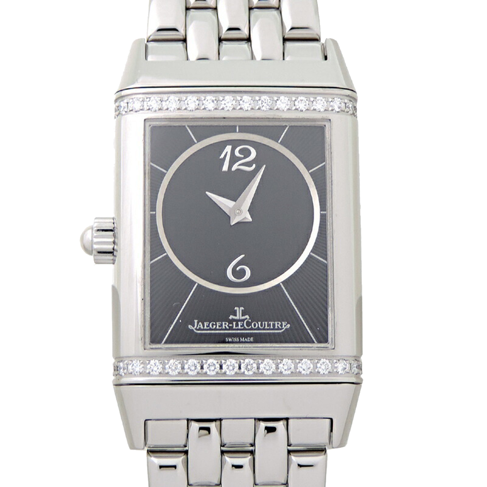 

Jaeger LeCoultre Silver Stainless Steel Reverso Classic Q2568102 Women's Wristwatch 23 MM