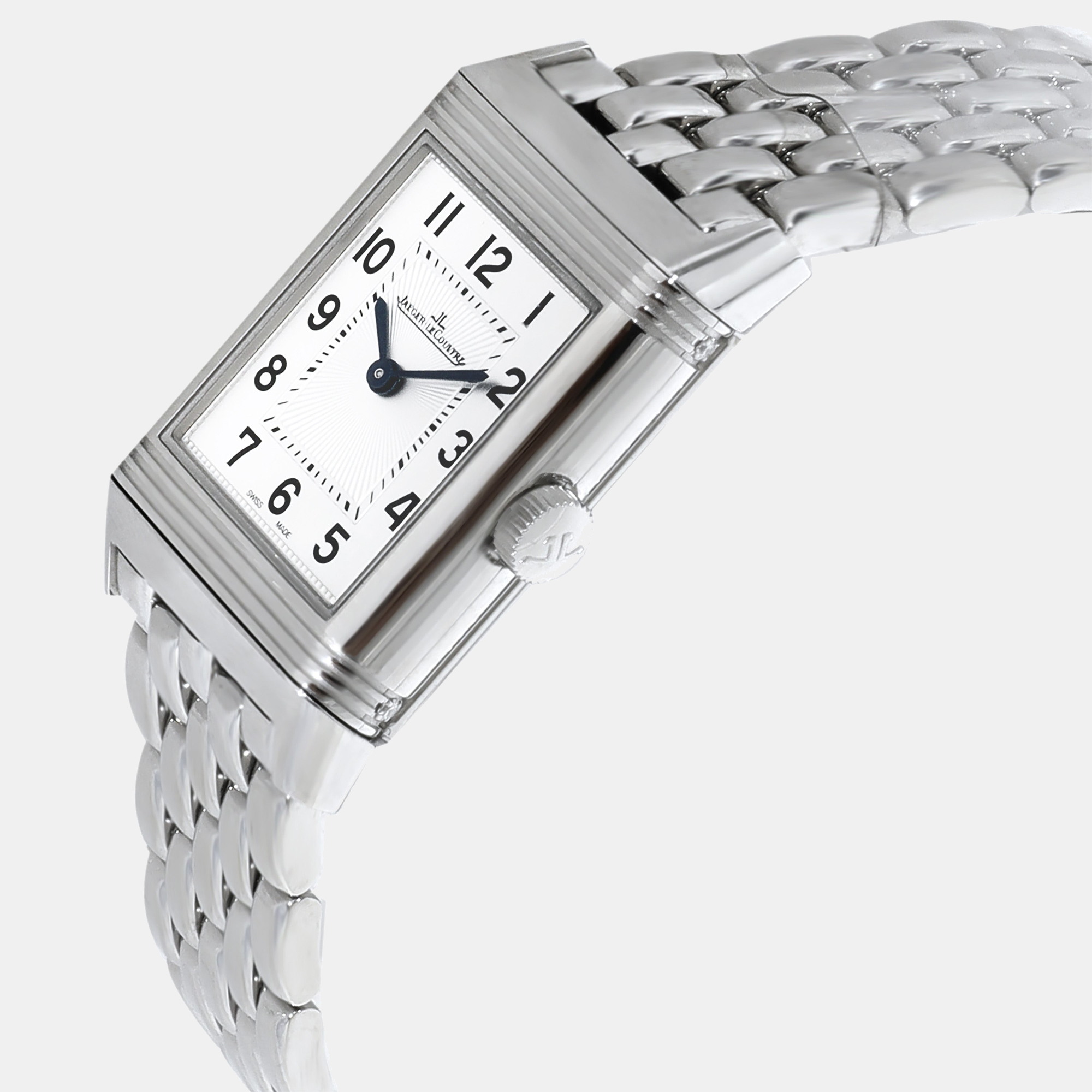 

Jaeger LeCoultre White Stainless Steel Reverso Q2668130 Women's Wristwatch 21 mm