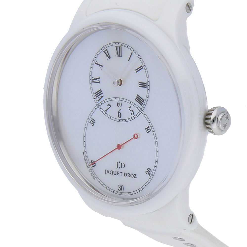 

Jaquet Droz MOP Ceramic Grande Seconde J003036208 Women's Wristwatch, White