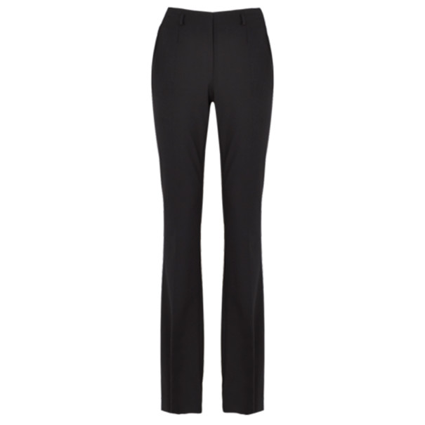 Jason Wu Black Wool Boot-Leg Trousers M
