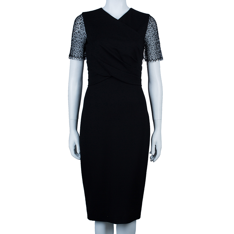 

Jason Wu Black Lace-Detail Dress