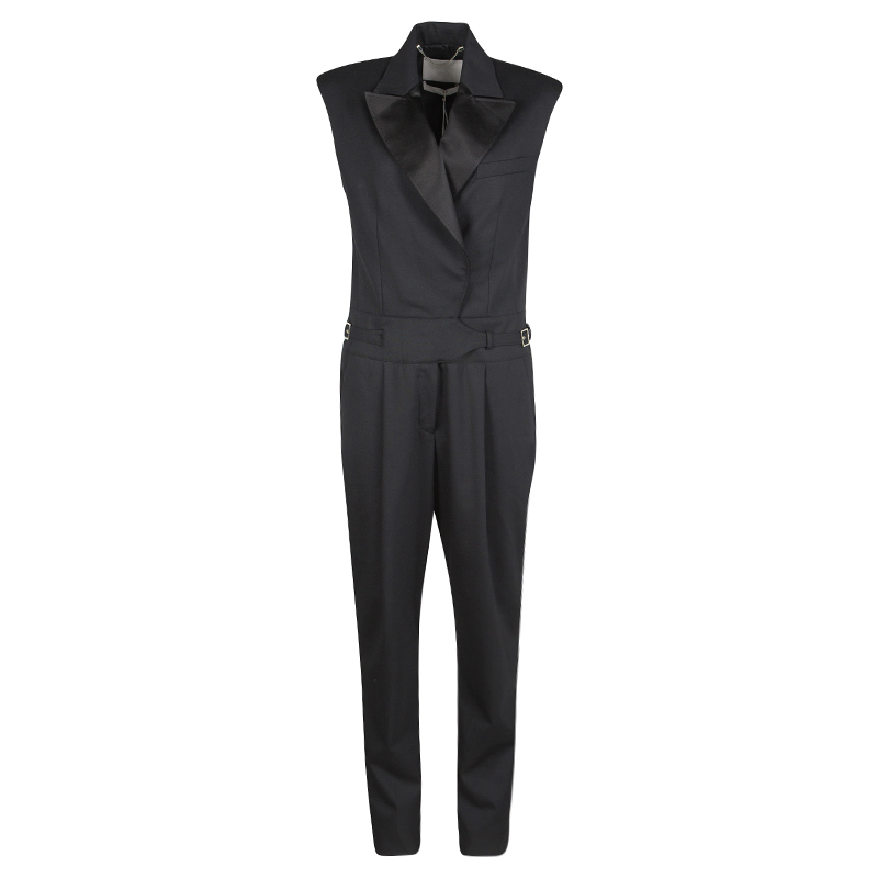 black tuxedo jumpsuit