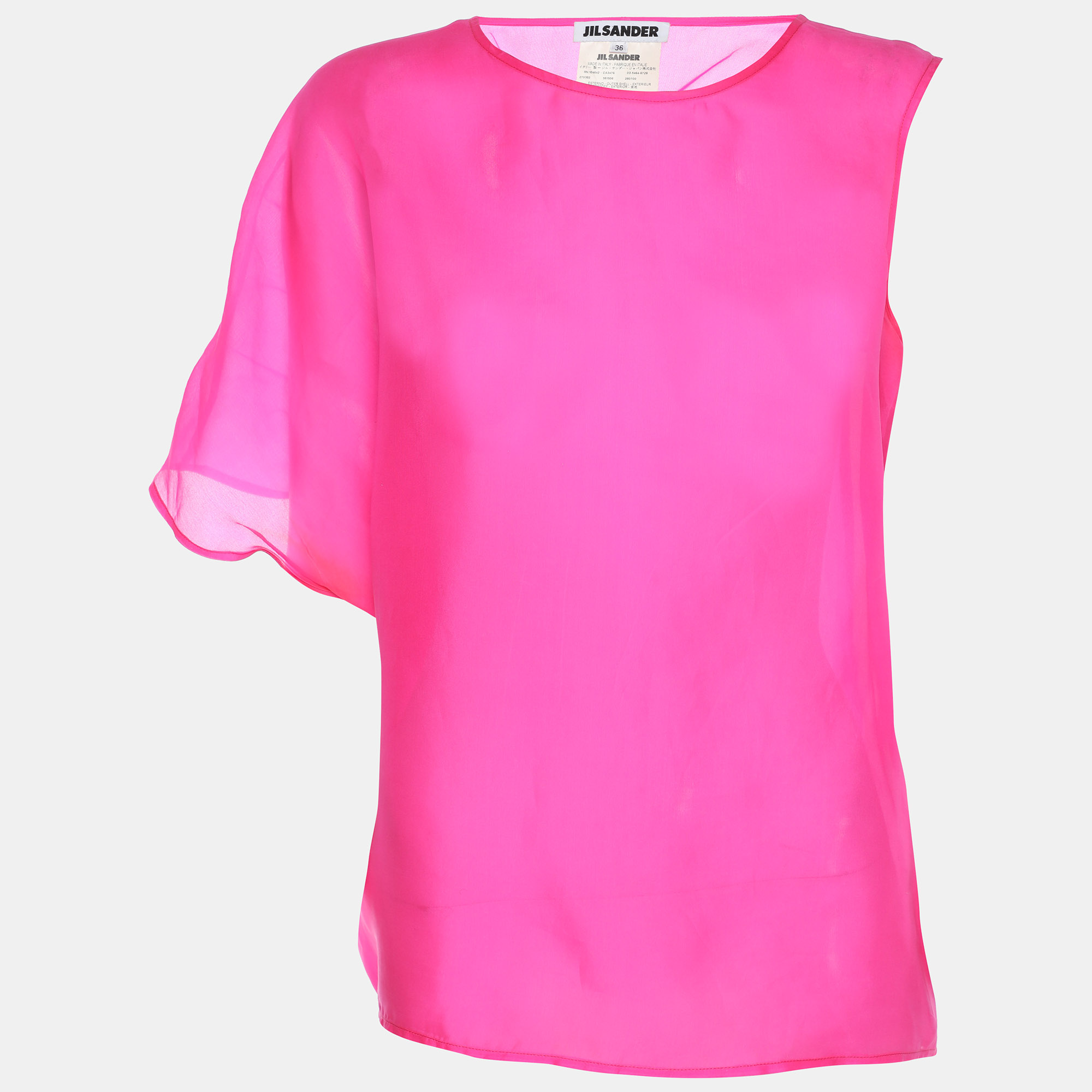 

Jil Sander Pink Silk Top XS