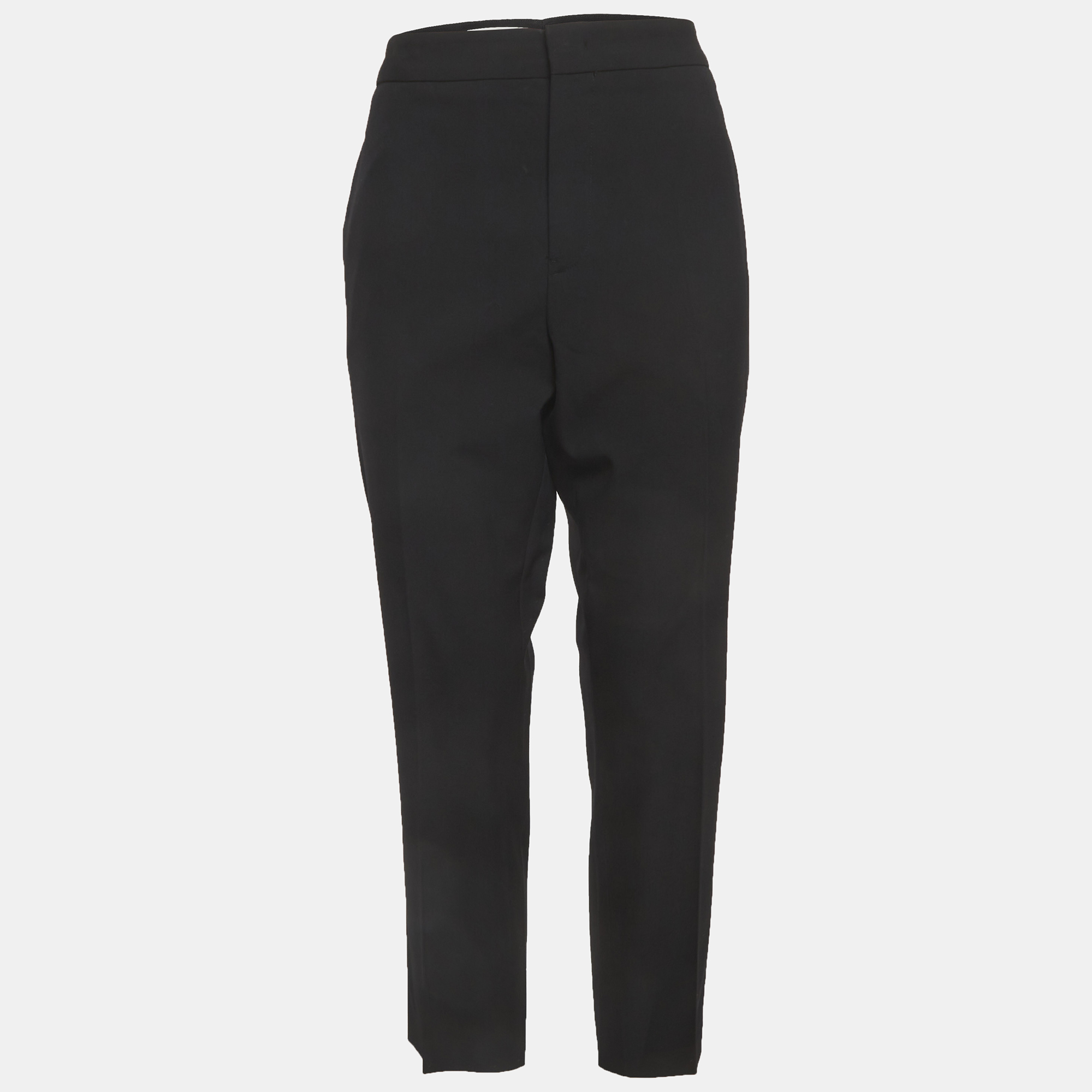 

Jil Sander Black Twill Regular Fit Trousers L