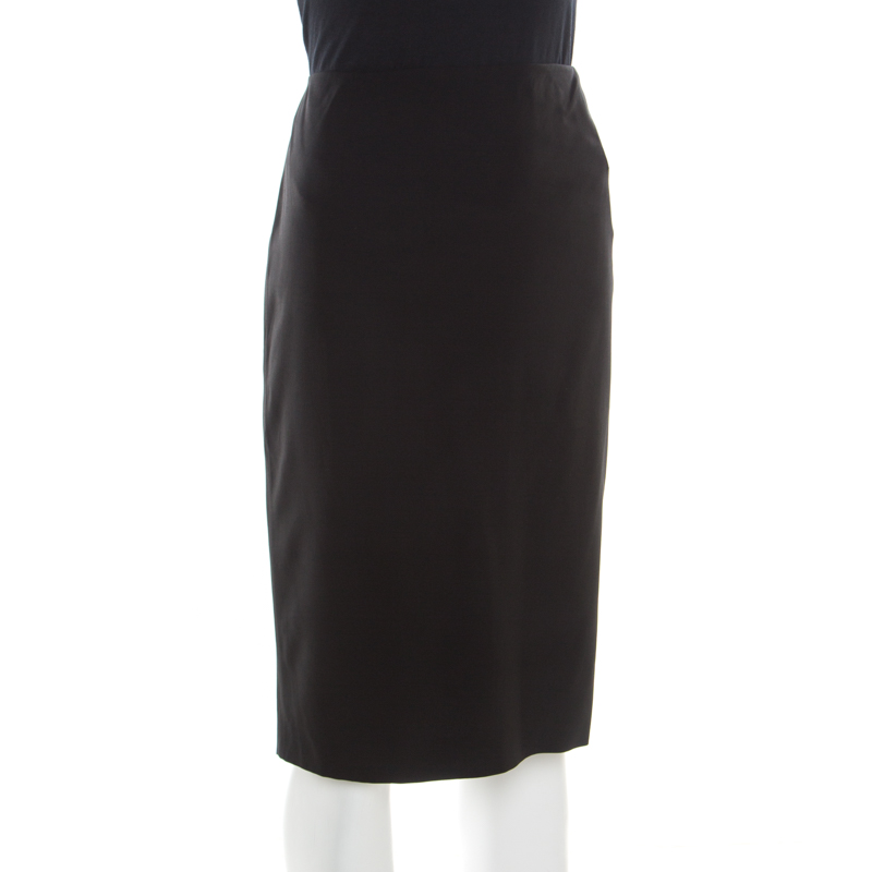 

Jil Sander Black Pencil Skirt