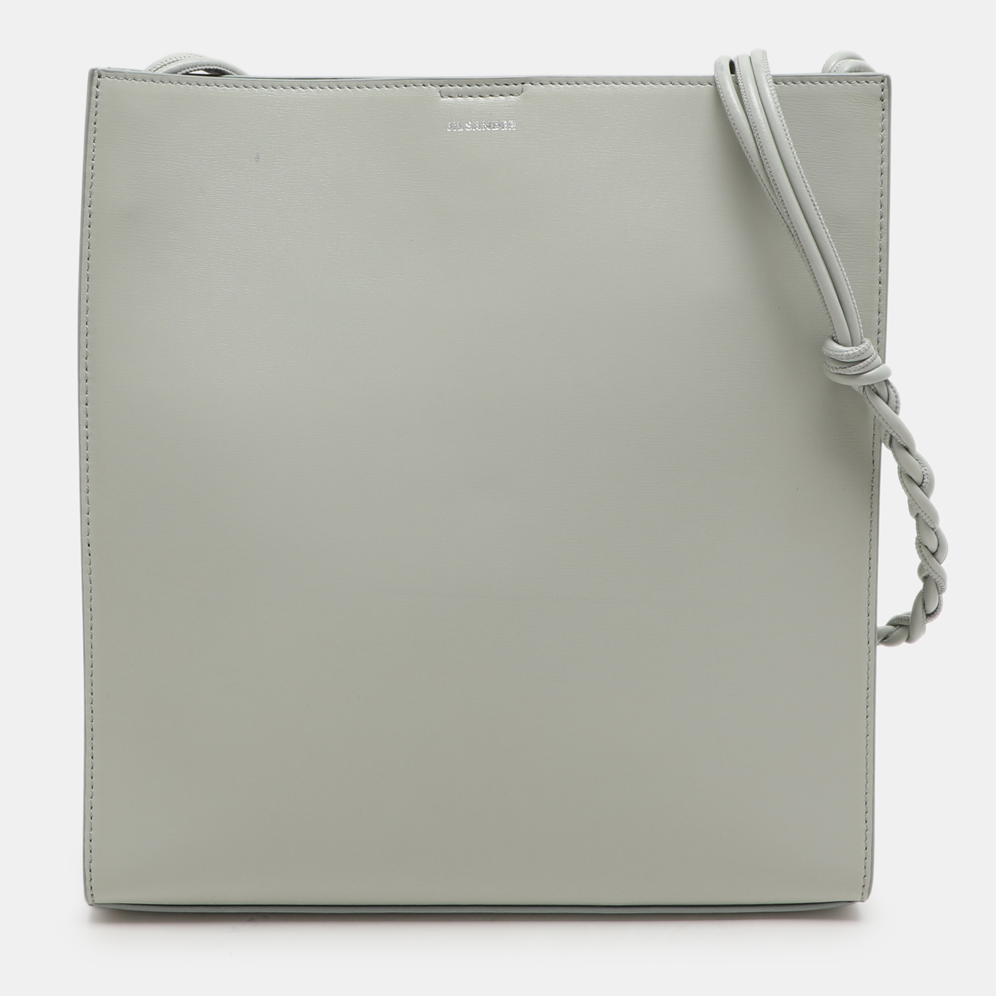 

Jil Sander Grey Leather Medium Tangle Shoulder Bag