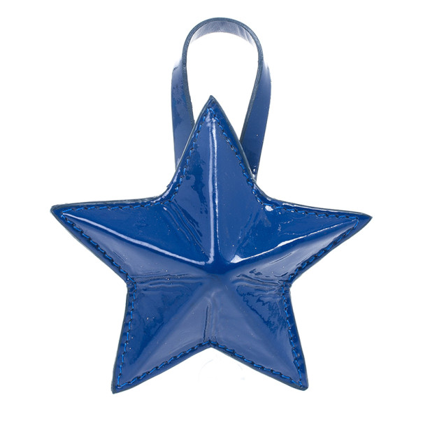 Jimmy Choo Blue Patent Star Pouch