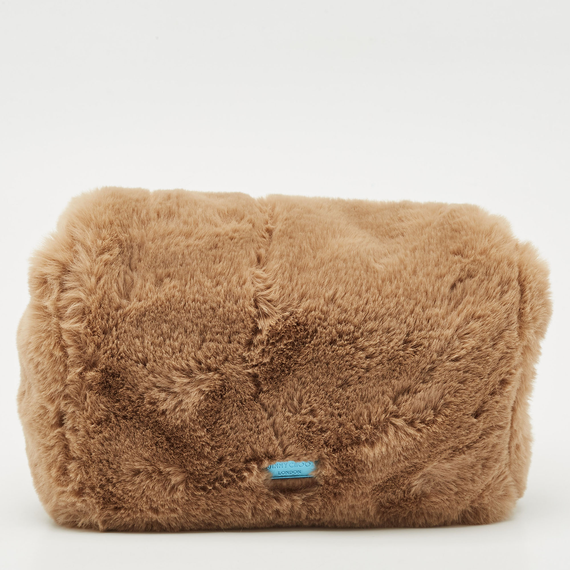 

Jimmy Choo Brown Faux Fur Madeline Crossbody Bag