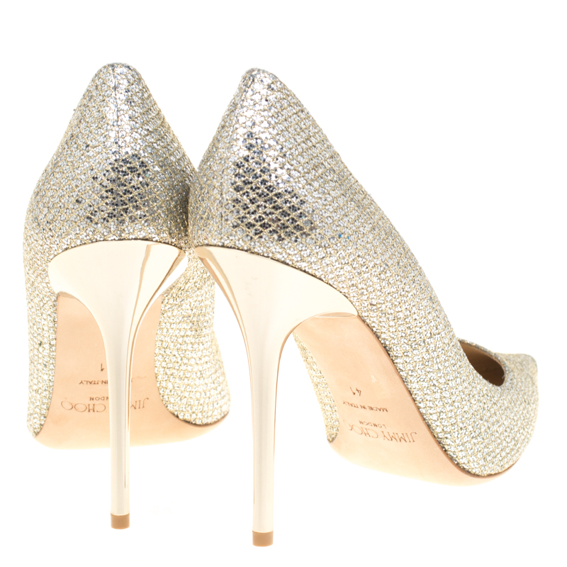 JIMMY CHOO パンプス LAME GLITTER 247MITCHEL 日本販売店舗 paragraph.mx