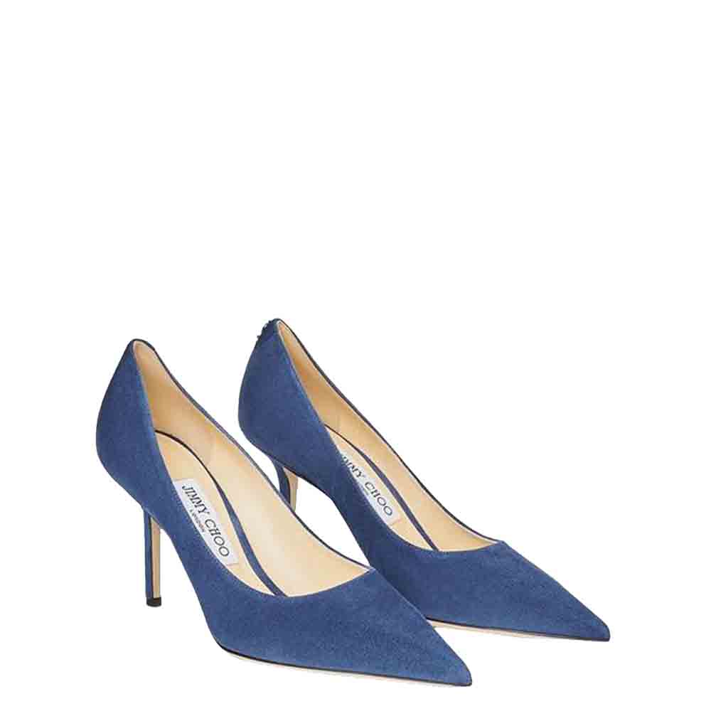 

Jimmy Choo Blue Suede Love Pumps Size EU