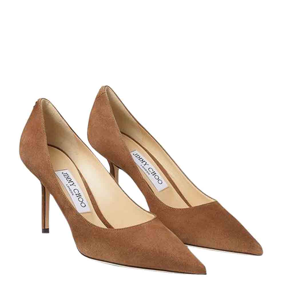 

Jimmy Choo Brown Suede Love Pumps Size EU
