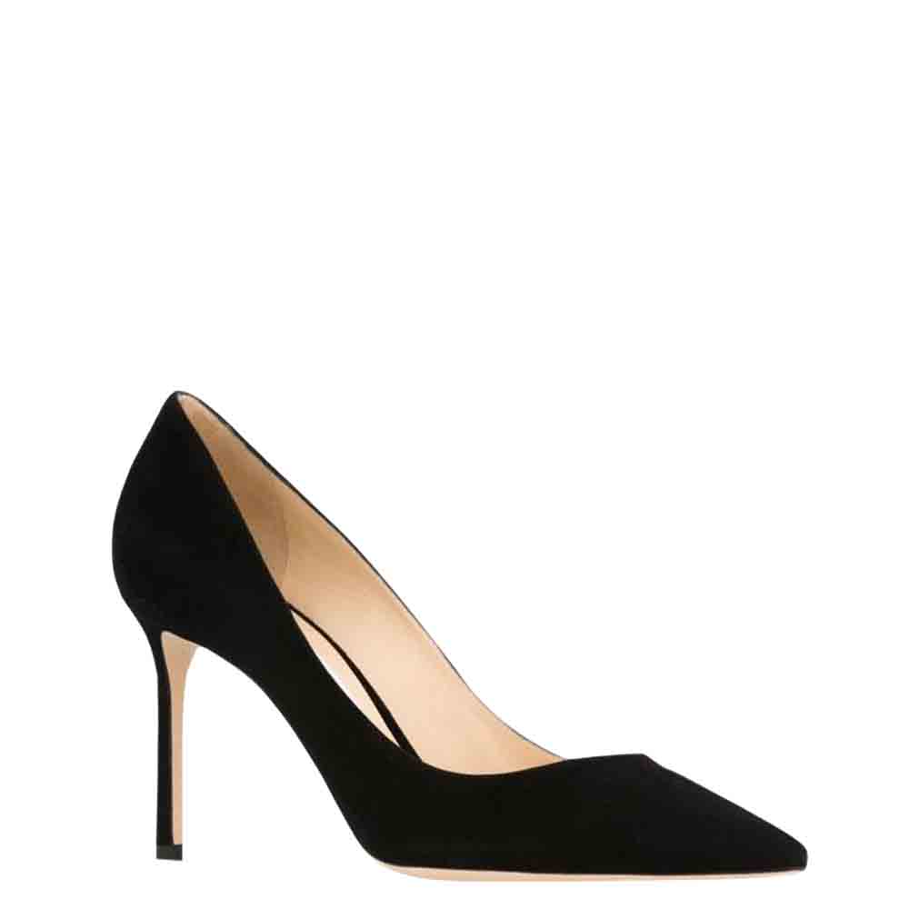 

Jimmy Choo Black Suede Love 85 Pumps Size EU