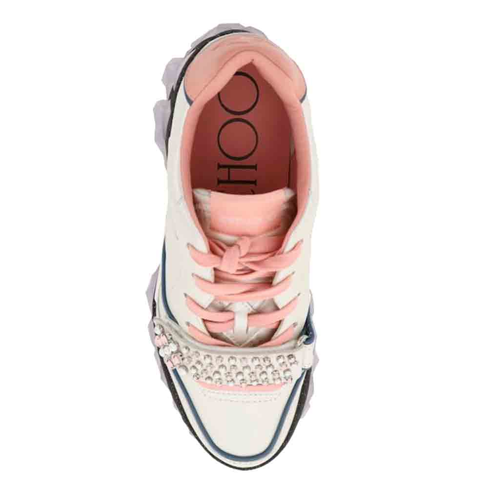 

Jimmy Choo White Diamond X Strap Sneakers Size EU IT