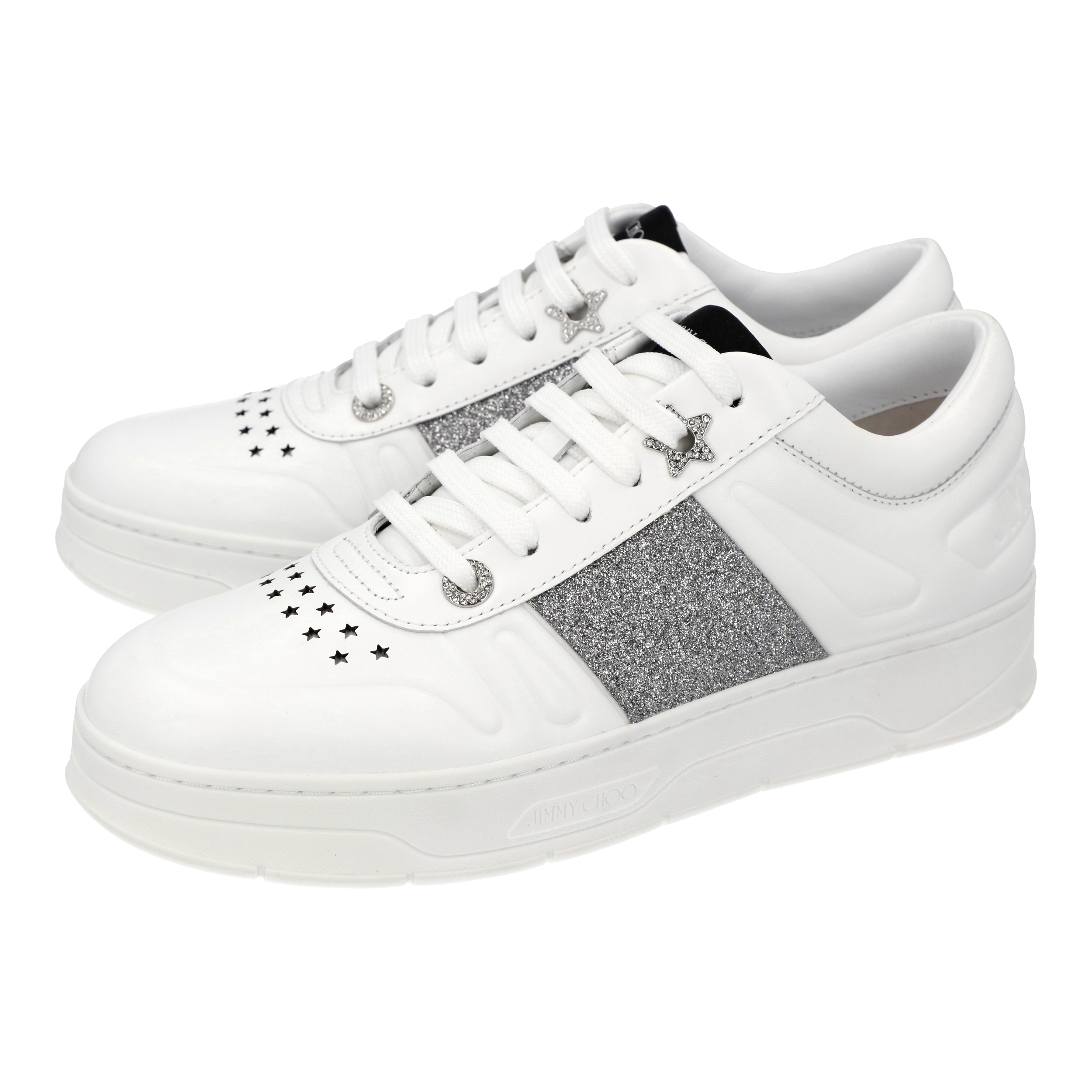 

Jimmy Choo White/Silver Hawaii/F Sneakers EU