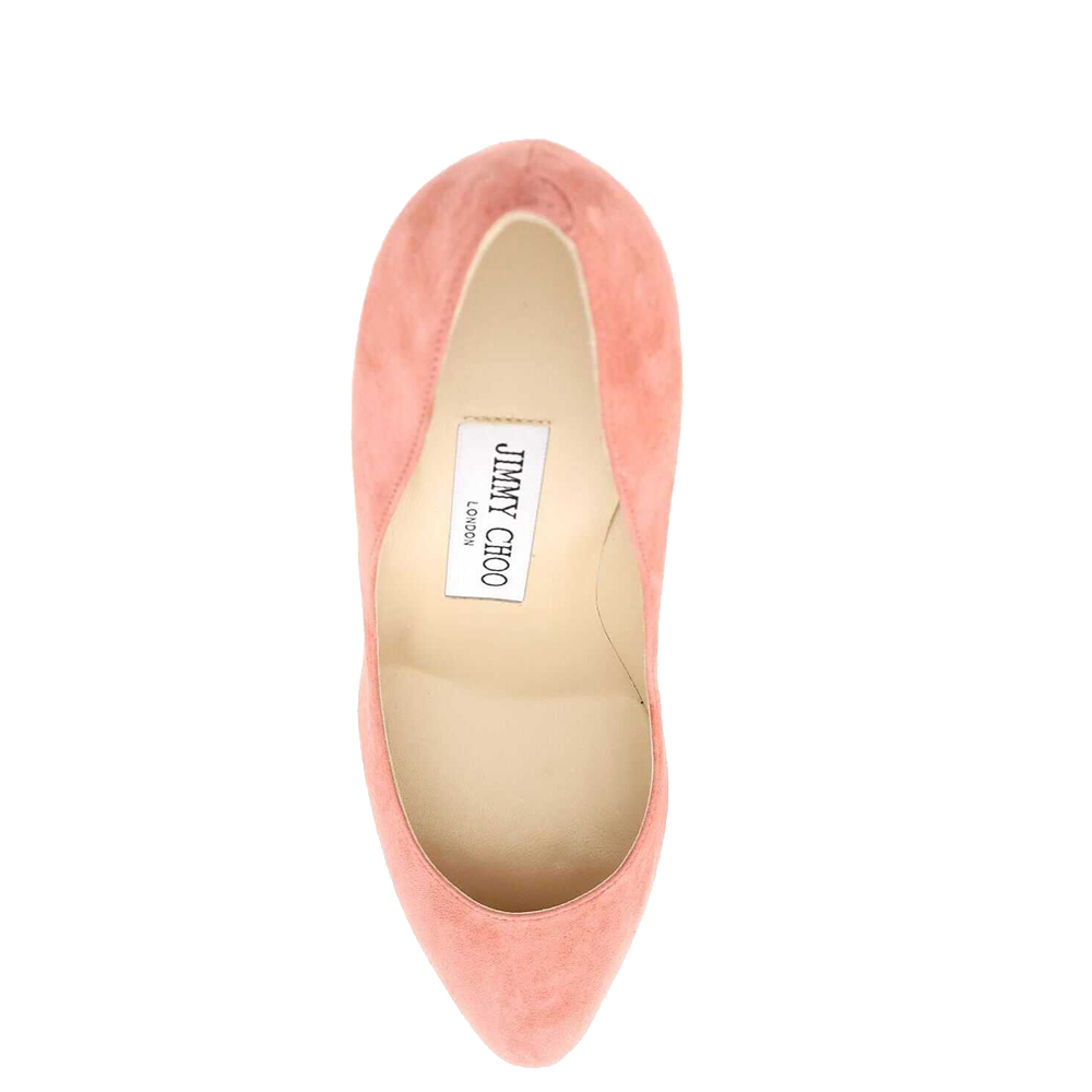 

Jimmy Choo Mink Suede Gilbert Pumps Size IT, Pink