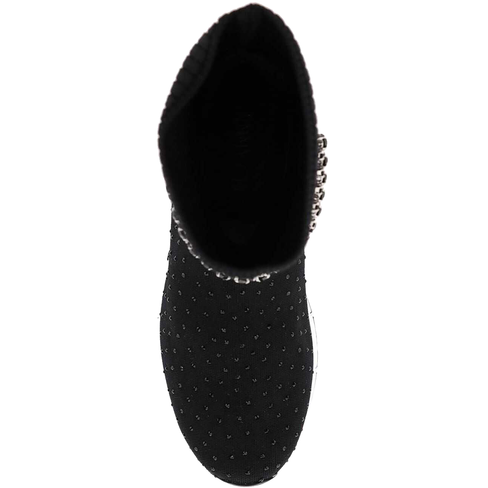 

Jimmy Choo Black Leather Regena Sneakers Size IT