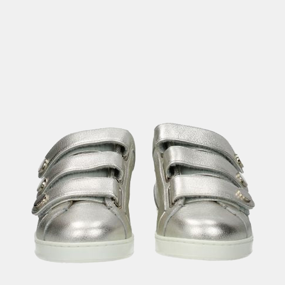 

Jimmy Choo Silver Platinum Sneakers Size US 6.5/EU