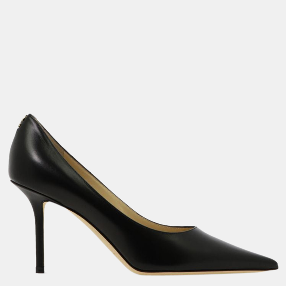 

Jimmy Choo Black Leather Love 85 Pumps Size EU