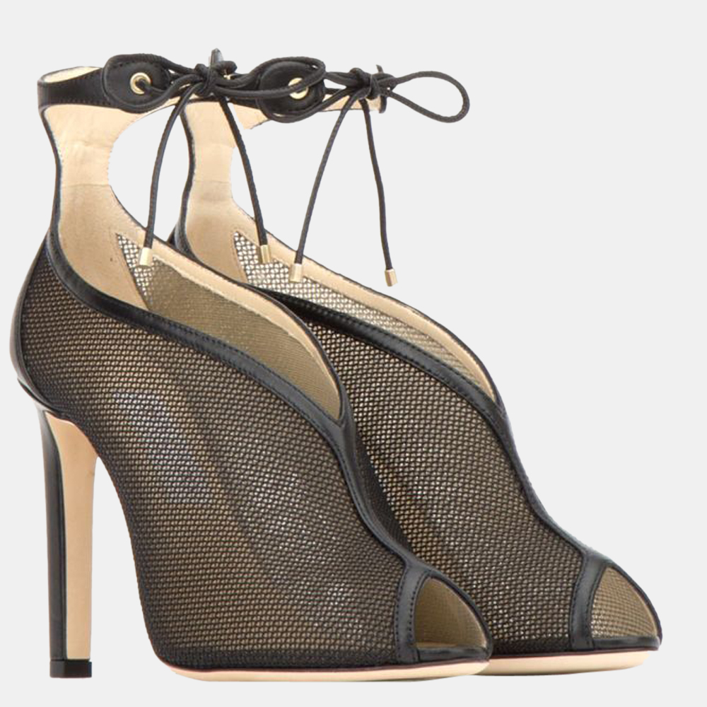 

Jimmy Choo Black Sayra Sandals Size EU