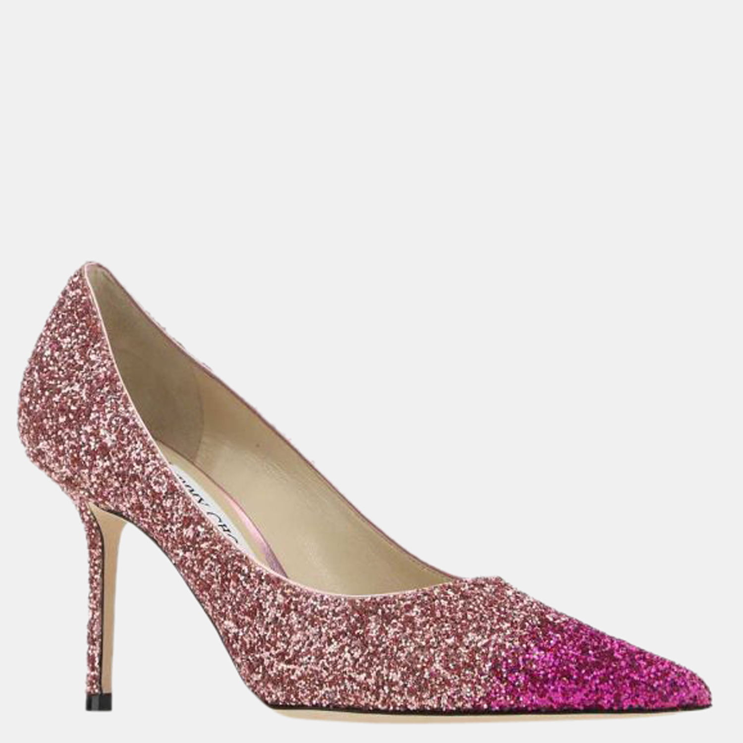 

Jimmy Choo Pink Glitter Love 85 Pumps Size EU