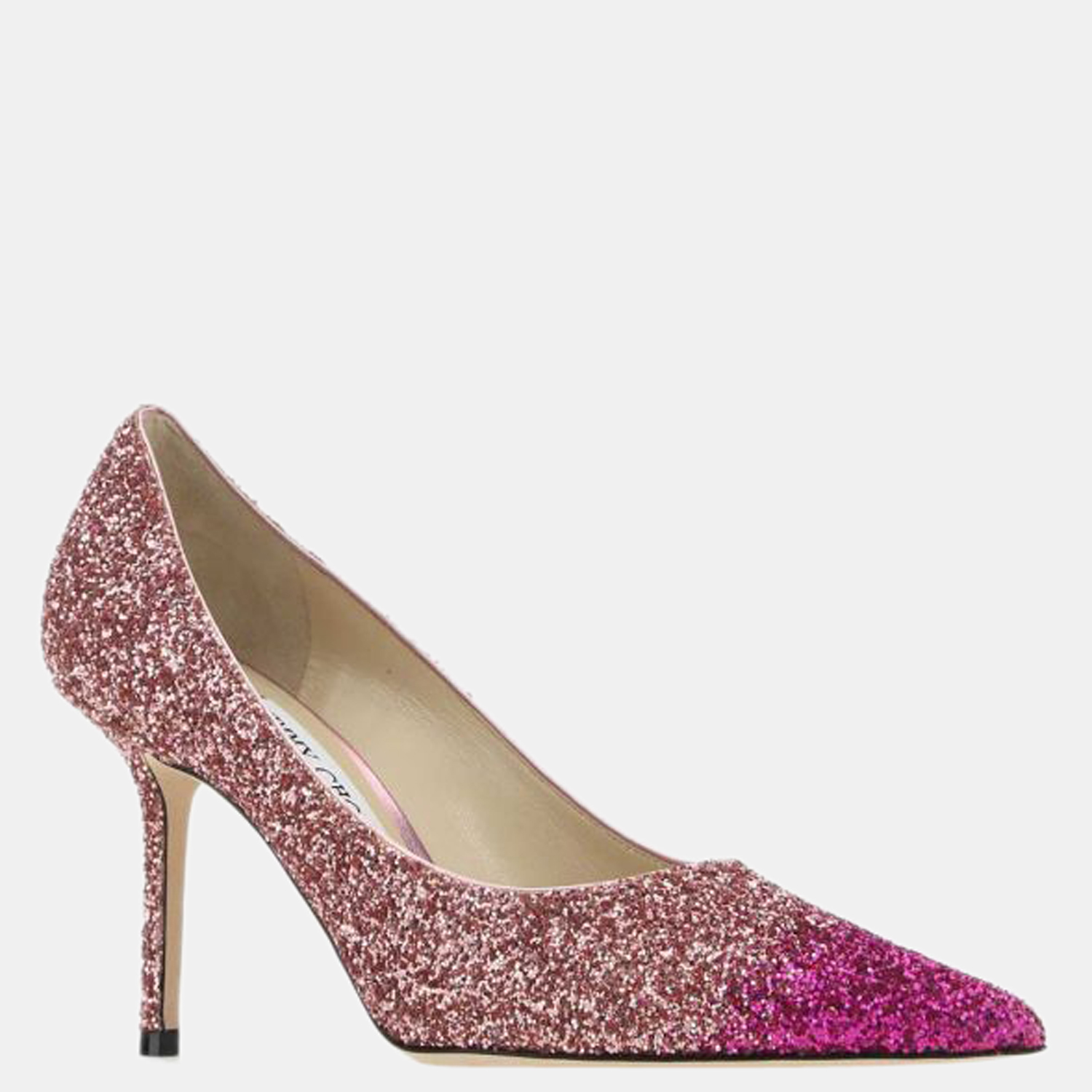 

Jimmy Choo Pink Glitter Love 85 Pumps Size EU