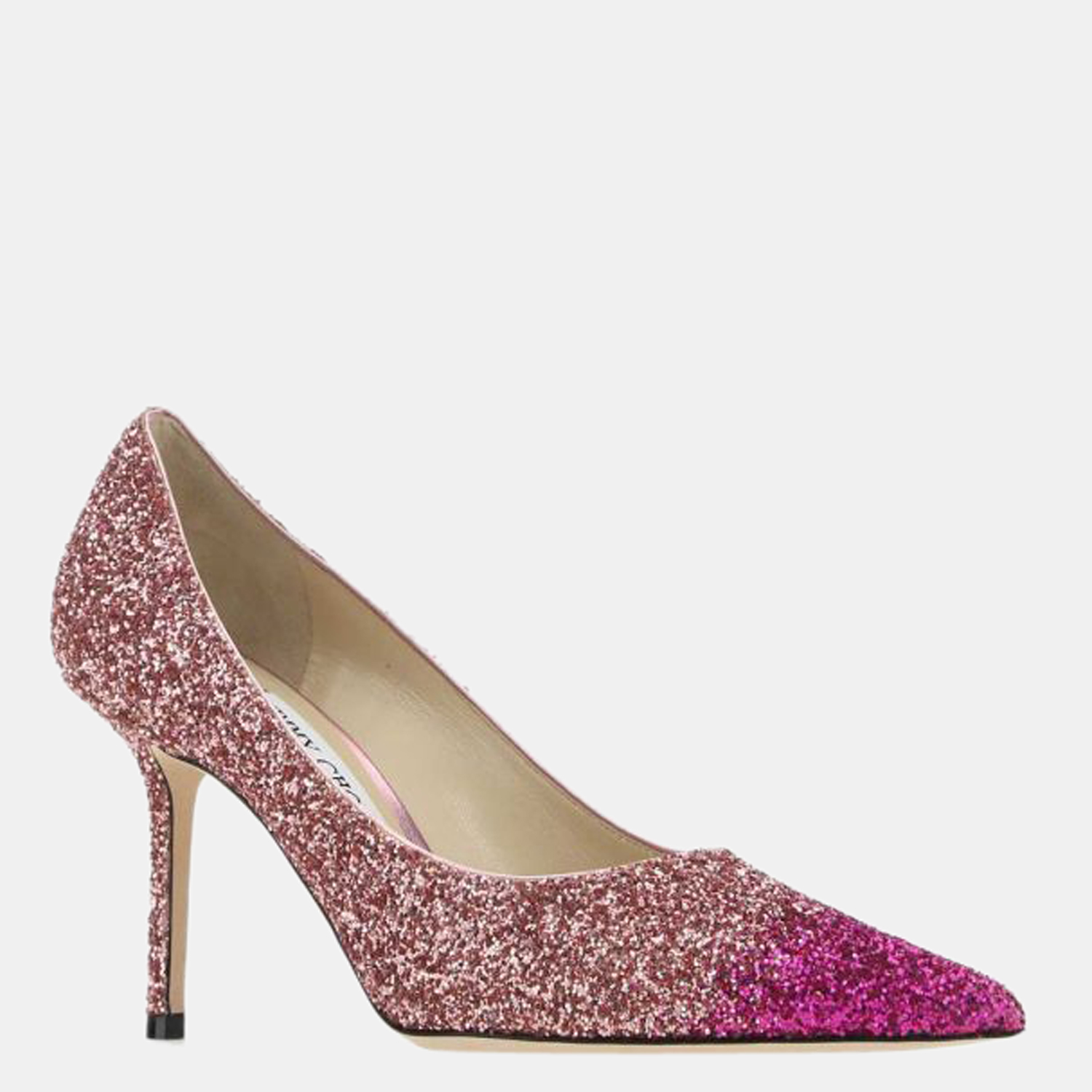 

Jimmy Choo Pink Glitter Love 85 Pumps Size EU